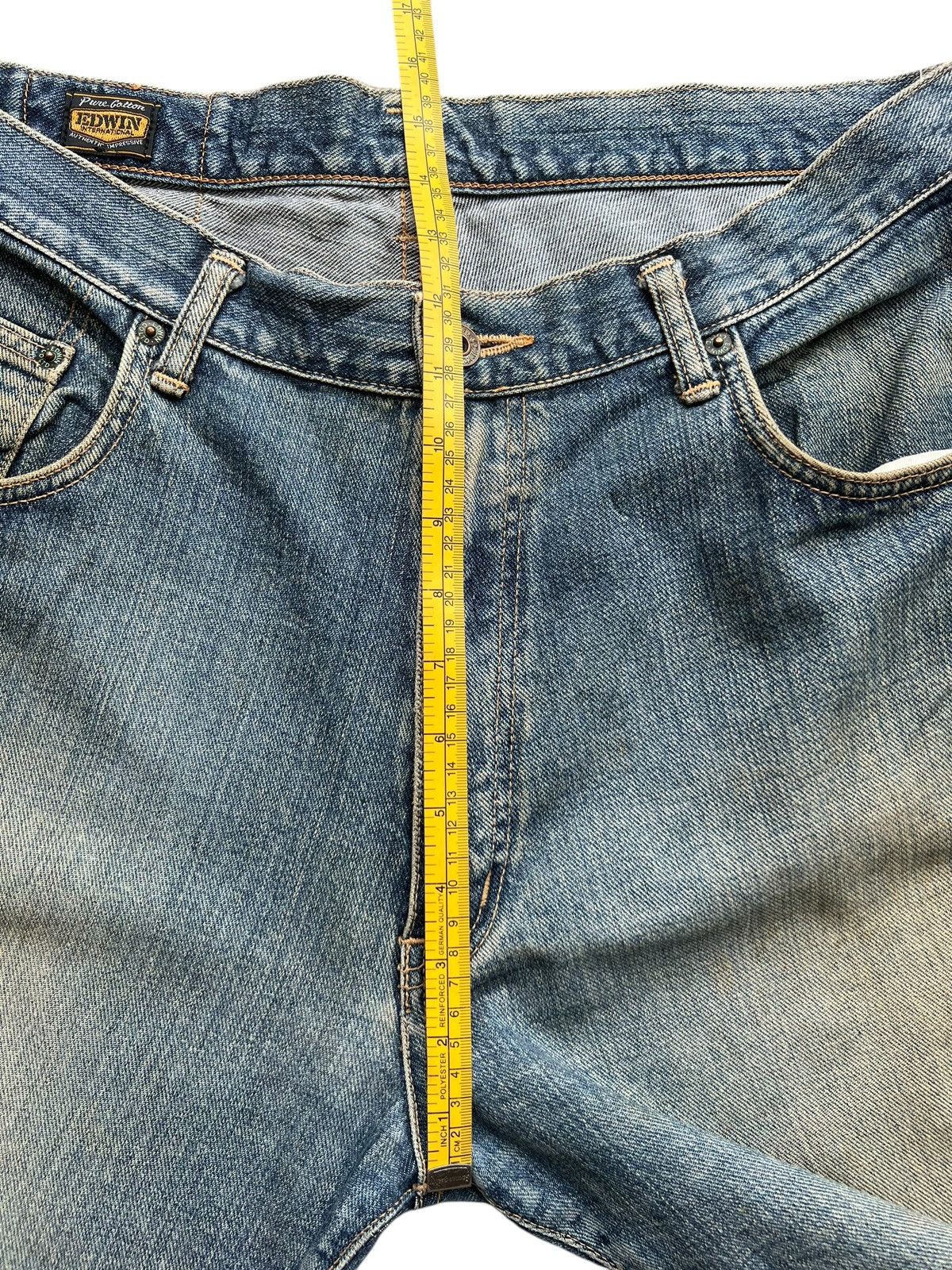 Edwin Vintage Edwin Baggy Distressed Mudwash Denim Jeans 34x31 Size US 34 / EU 50 - 14 Thumbnail