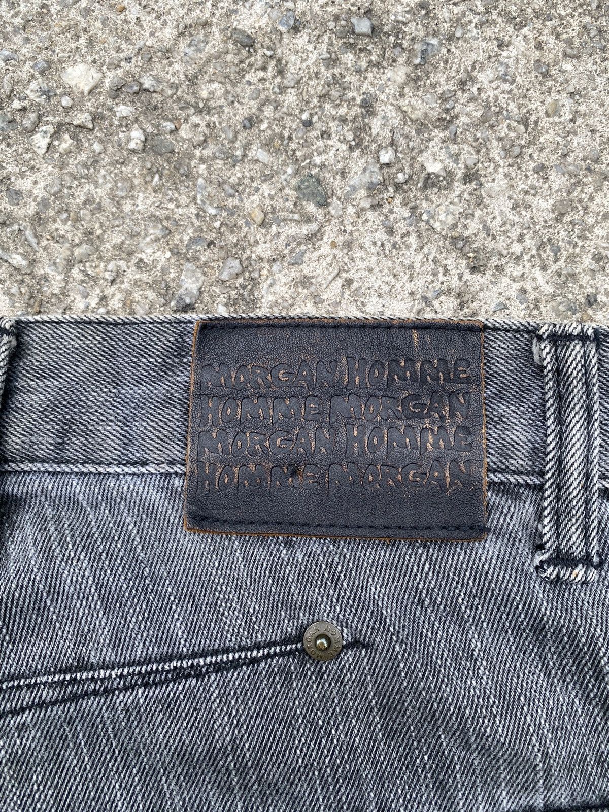 Japanese Brand × Morgan Homme × Tornado Mart 1990s - Morgan Homme Hybrid Design Flare Denim Size US 30 / EU 46 - 17 Thumbnail