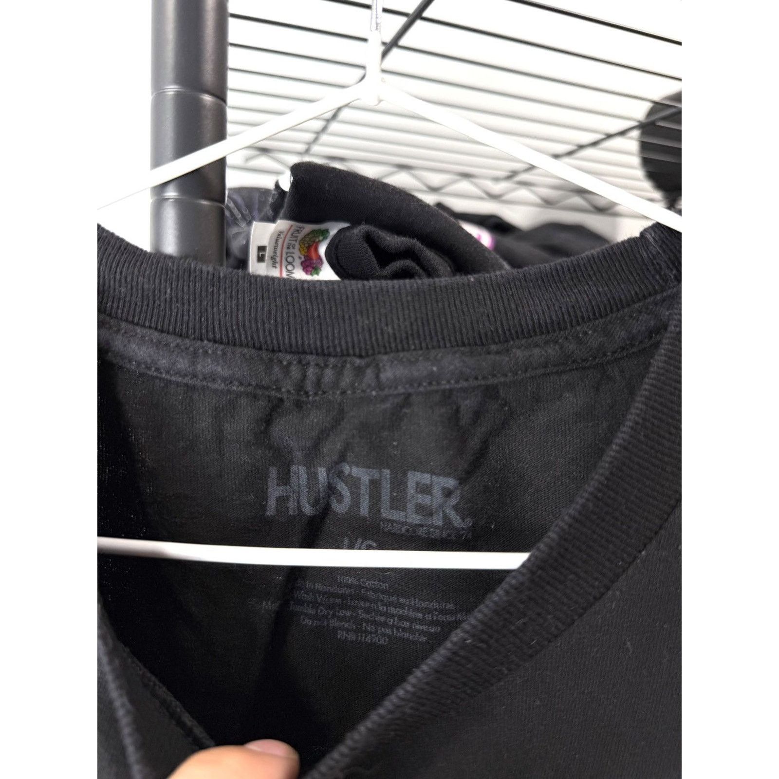 Rap Tees Vintage Hustler Naked Sexy Girl Rap Hip Hop TShirt Porn Star Size US L / EU 52-54 / 3 - 5 Thumbnail