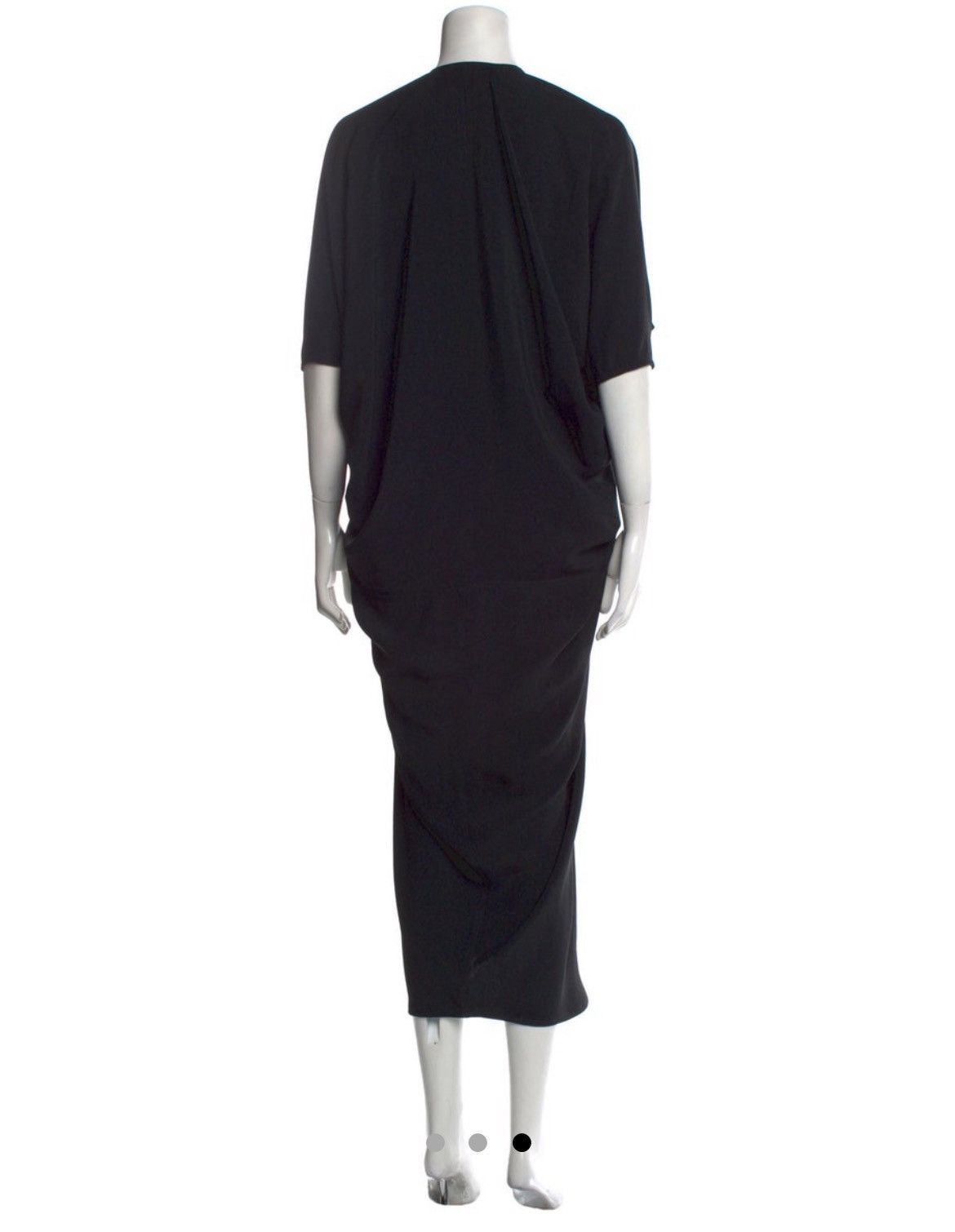 Rick Owens 100% SILK evening Tommykite draped dress M L XL Size US M / EU 48-50 / 2 - 9 Thumbnail