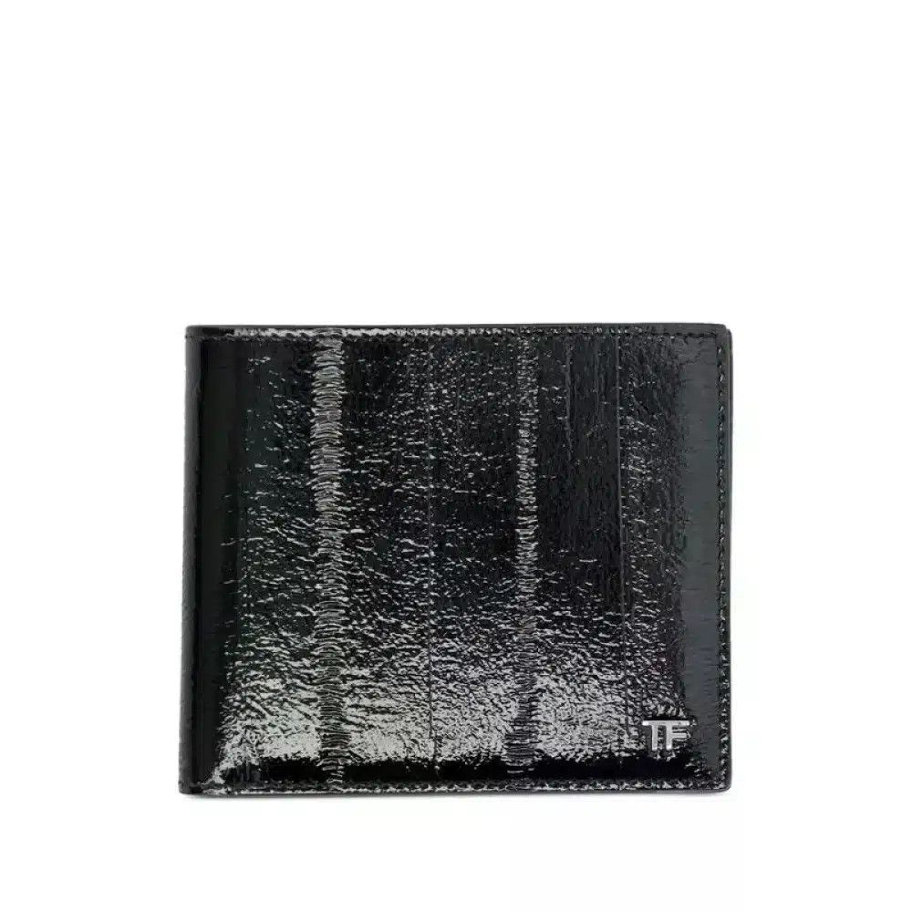 Tom Ford o1loc1c0426 YM228 Size: OS / Patent Leather Wallet in Black Size ONE SIZE - 1 Thumbnail