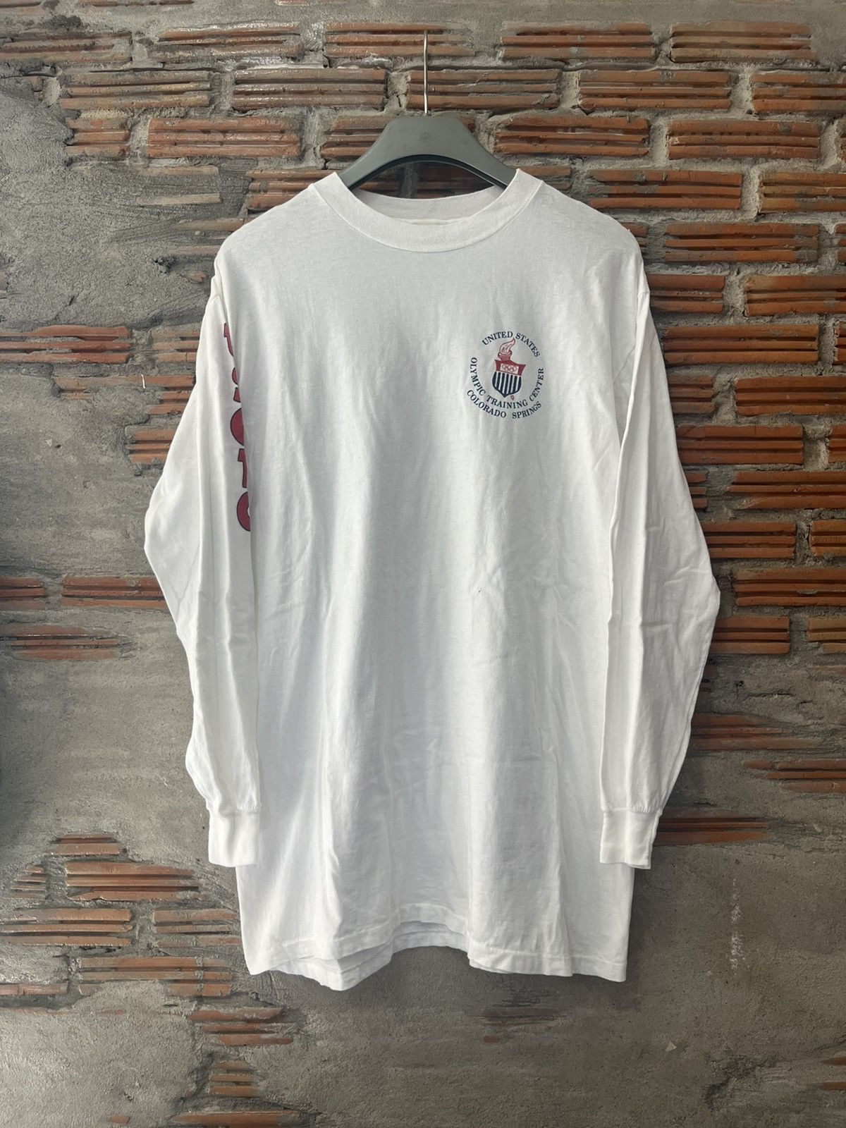 USA Olympics Vintage USA Olympic Training Center 80’s tshirt Size US XL / EU 56 / 4 - 2 Thumbnail