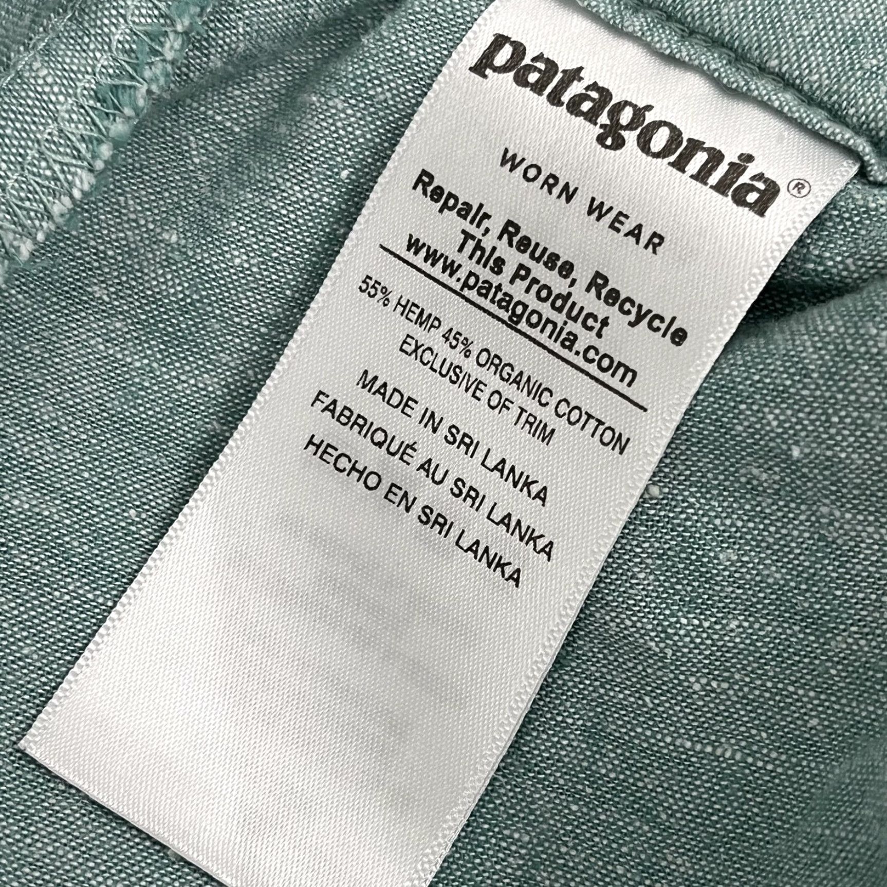 Patagonia Patagonia Island Hemp Beach Skirt Women Medium Green Organic Cotton Pockets Size 32" / US 10 / IT 46 - 5 Thumbnail