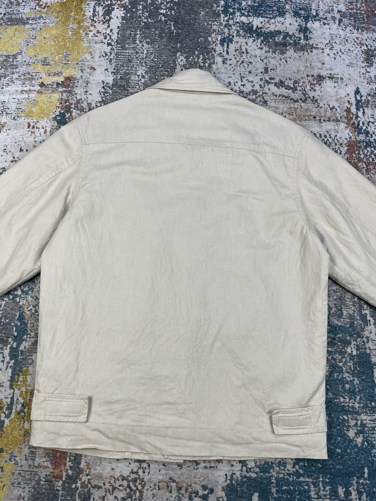 Celio Celio Beige Button Down Regular Fit Quarter Sleeve Jacket Size US S / EU 44-46 / 1 - 3 Thumbnail