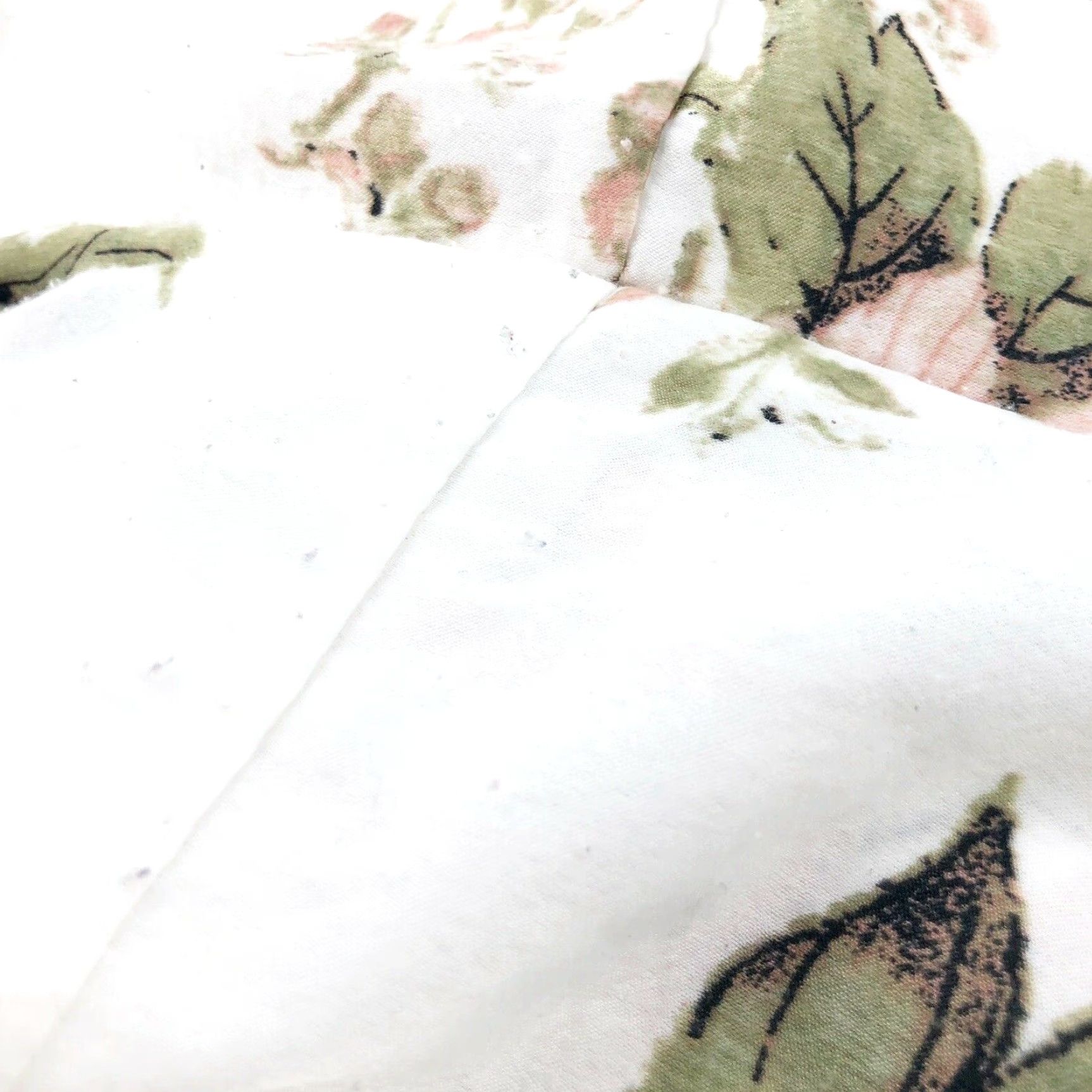 Vintage One One Six Wrap Dress M White Pink Floral V Neck Short Sleeves Coquette PILL Size 32" / US 10 / IT 46 - 5 Thumbnail