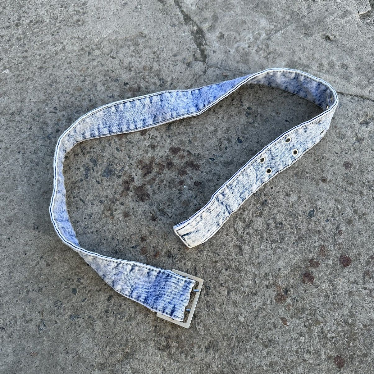 Issey Miyake × Japanese Brand Vintage Japanese Style Denim Belt Hype Crazy Fit Y2K 00s Size ONE SIZE - 1 Thumbnail
