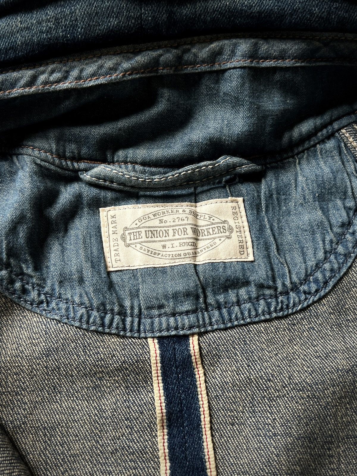 Japanese Brand G.O.A Apocalypse Mud Wash Selvedge Bono Hooded Denim Jacket Size US S / EU 44-46 / 1 - 9 Thumbnail