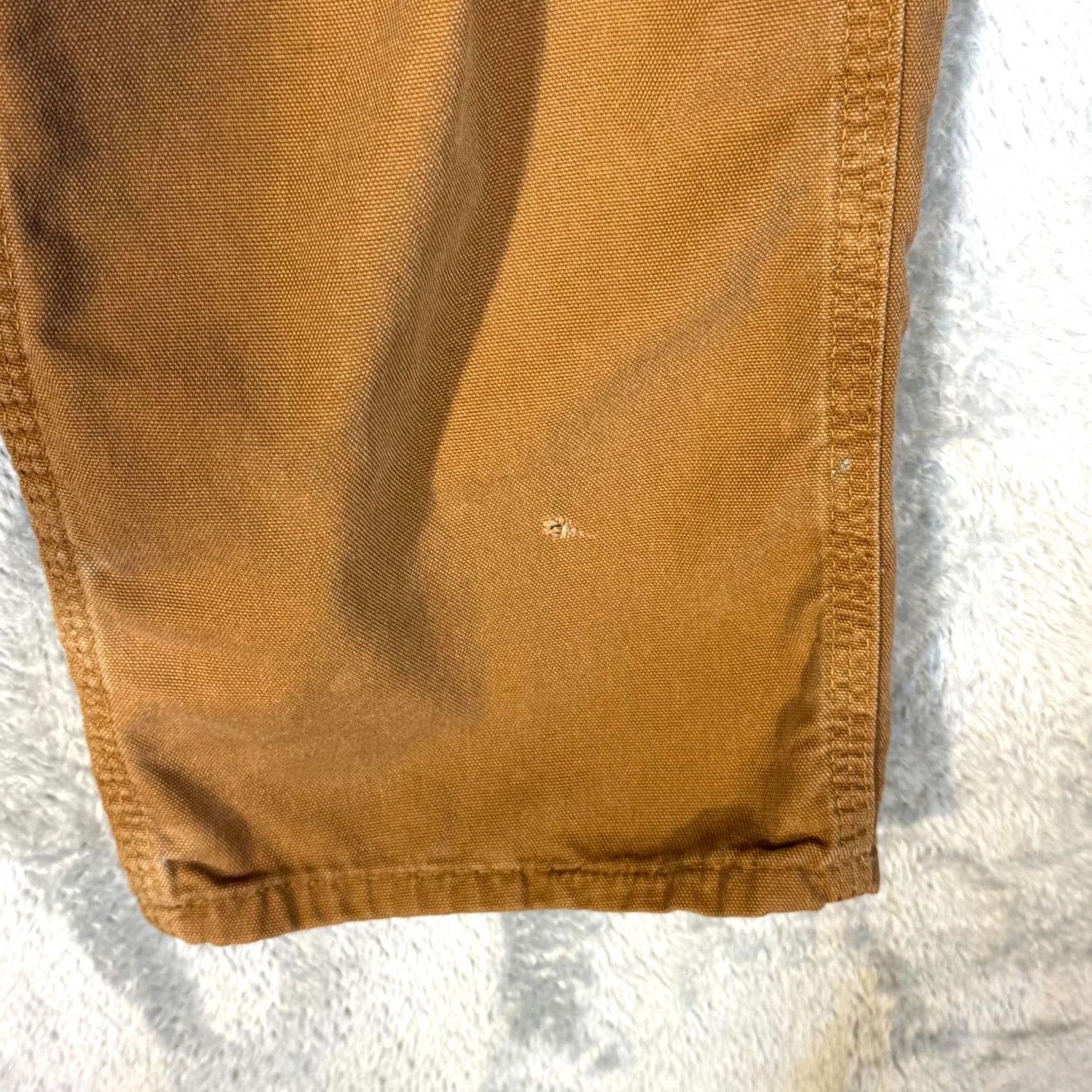 Carhartt VINTAGE Carhartt Carpenter Pants Mens 34x34 Brown Dungaree Fit Workwear Utility Zip Fly Size US 34 / EU 50 - 6 Thumbnail