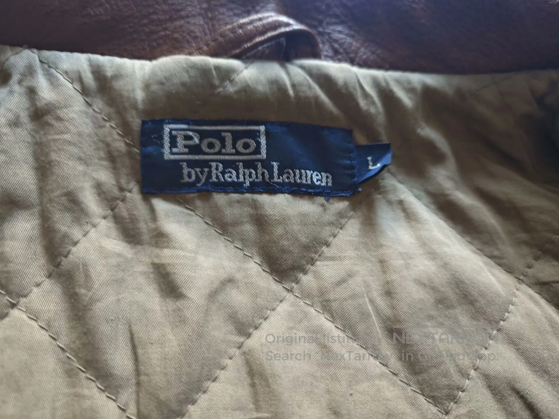 Polo Ralph Lauren vintage ralph lauren leather hunting jacket. Size US L / EU 52-54 / 3 - 4 Thumbnail