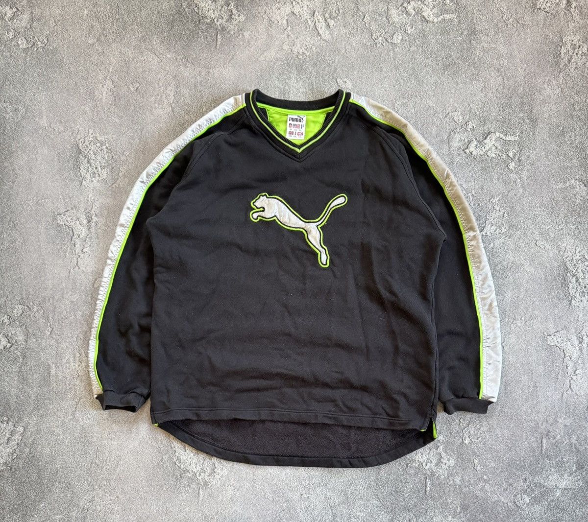 Puma × Vintage Puma XXL big logo sweatshirt vintage retro longsleeve jumper Size US XXL / EU 58 / 5 - 10 Thumbnail