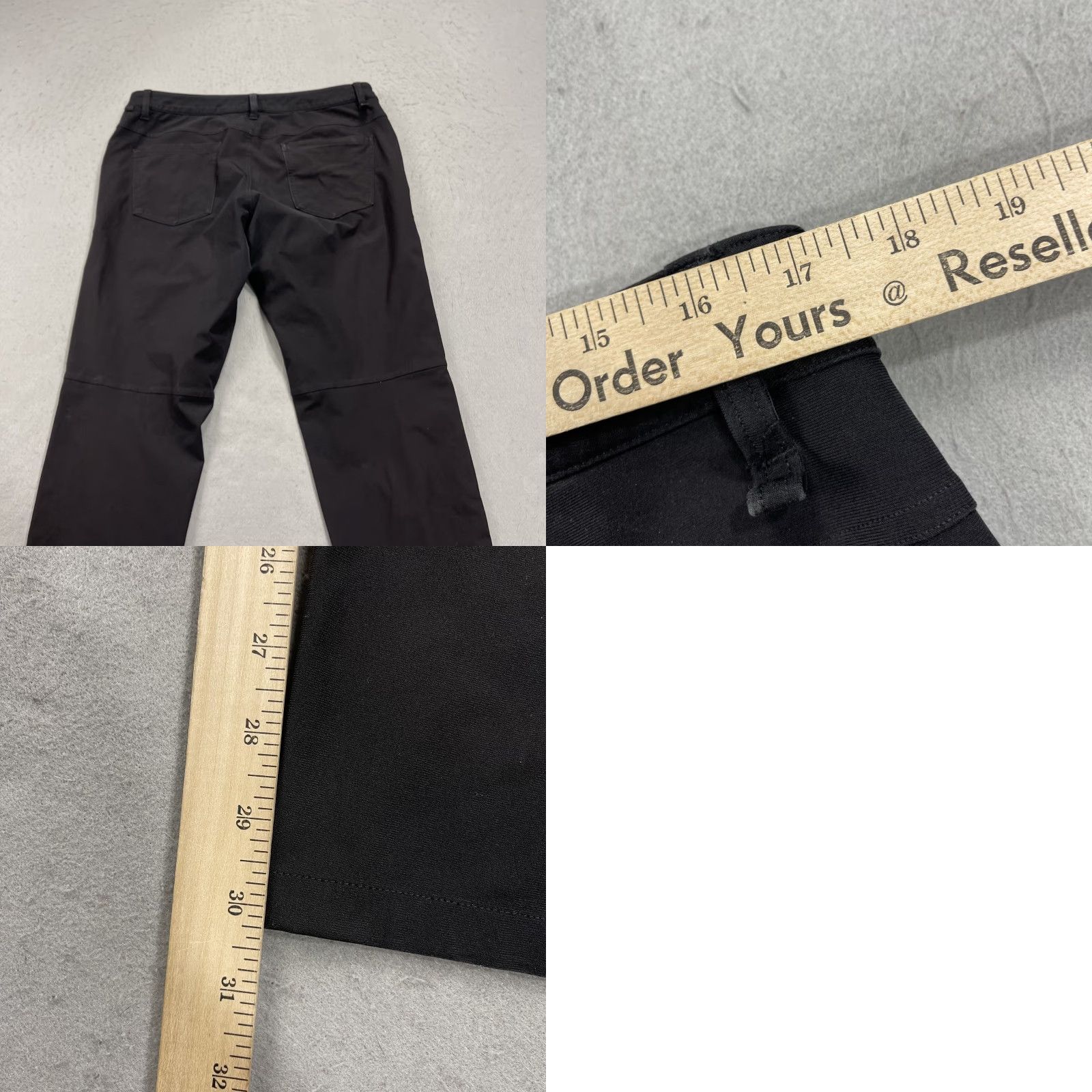 Lululemon Lululemon Pants Mens 34x30 Black Warpstreme Slim Casual Chino Button Preppy ABC Pants Mens 34 Black Warpstreme Sl im Casual Chino Button Preppy Size US 34 / EU 50 - 8 Thumbnail