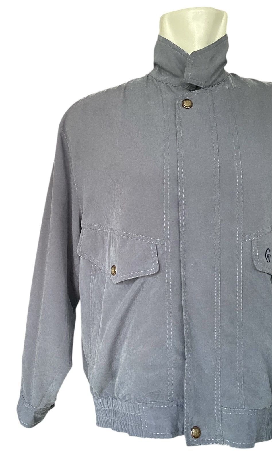Gianni Valentino Vintage GIANNI VALENTINO Light Zipper Jacket Size US M / EU 48-50 / 2 - 4 Thumbnail