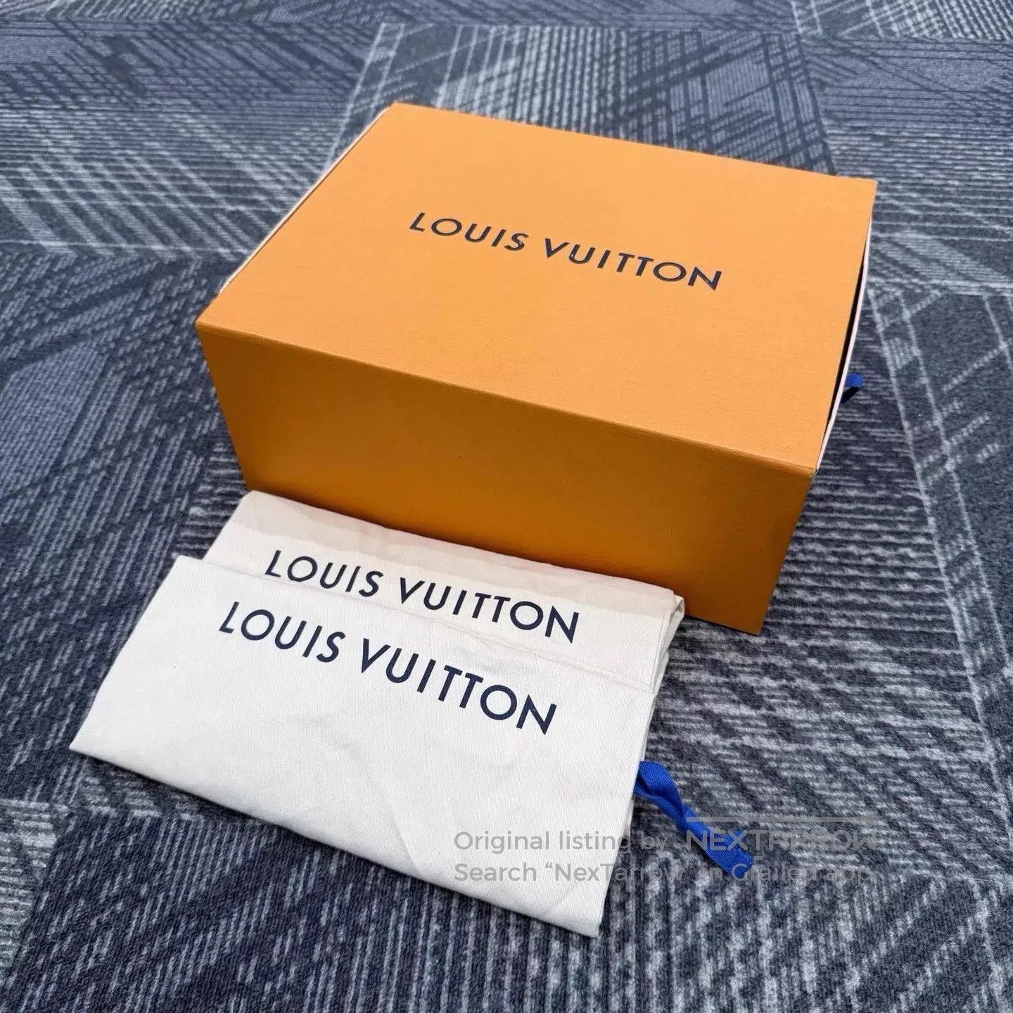 Louis Vuitton Blue Low-Top Sneakers Size 8.5. Size US 8.5 / EU 41-42 - 8 Thumbnail