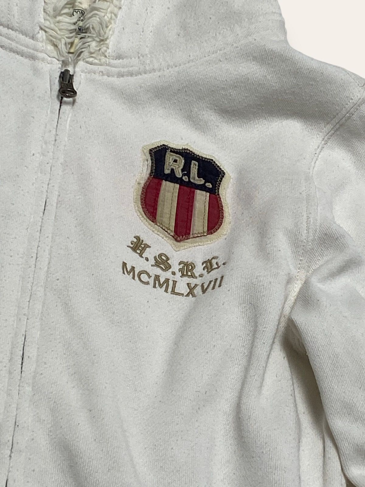 Ralph Lauren Vintage RALPH LAUREN Zip Hoodie Deep Pile Inside Y2K Size S / US 4 / IT 40 - 3 Thumbnail