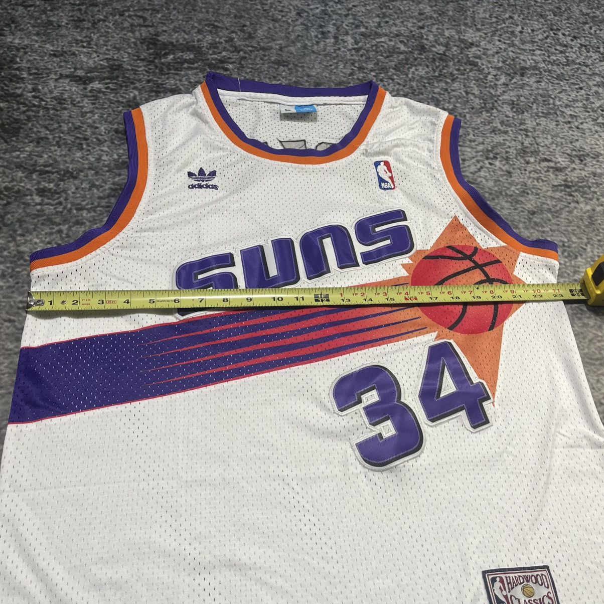 Adidas Vintage Charles Barkley #34 Phoenix Suns Throwback Jersey XL Size US XL / EU 56 / 4 - 7 Thumbnail