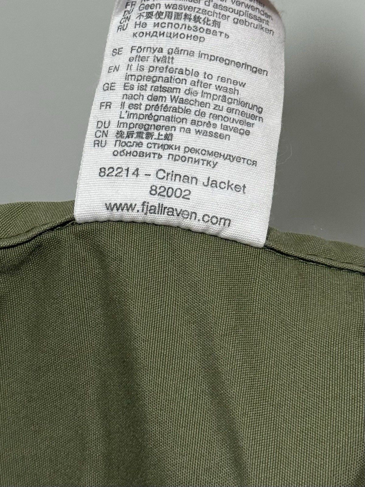 Fjallraven Fjallraven Crinan Jacket G-1000 Eco Women’s Outdoor Hiking Size S / US 4 / IT 40 - 15 Thumbnail