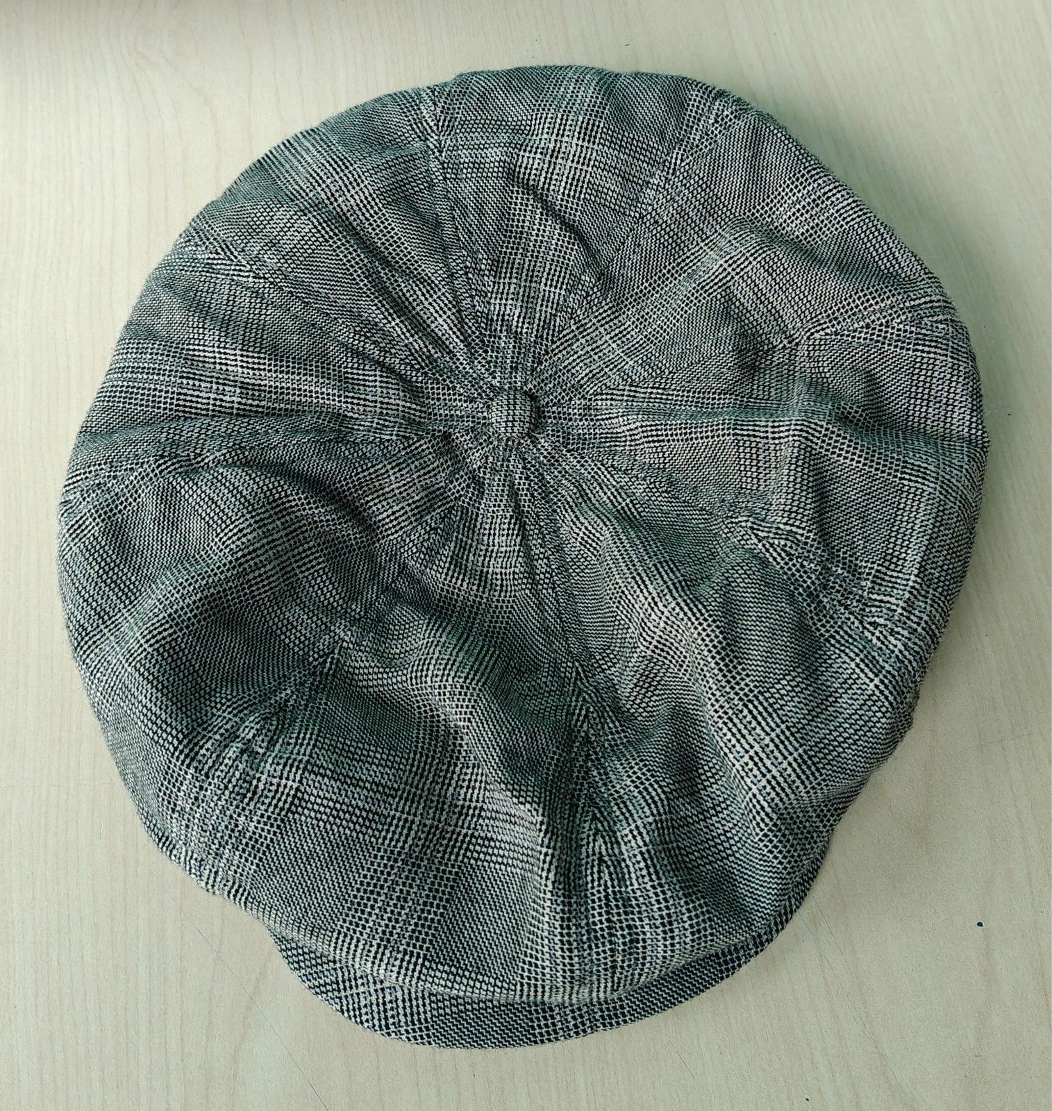RRL Ralph Lauren DOUBLE RL Wool-Cotton Glen Plaid Newsboy Cap T/1916 Size ONE SIZE - 7 Thumbnail