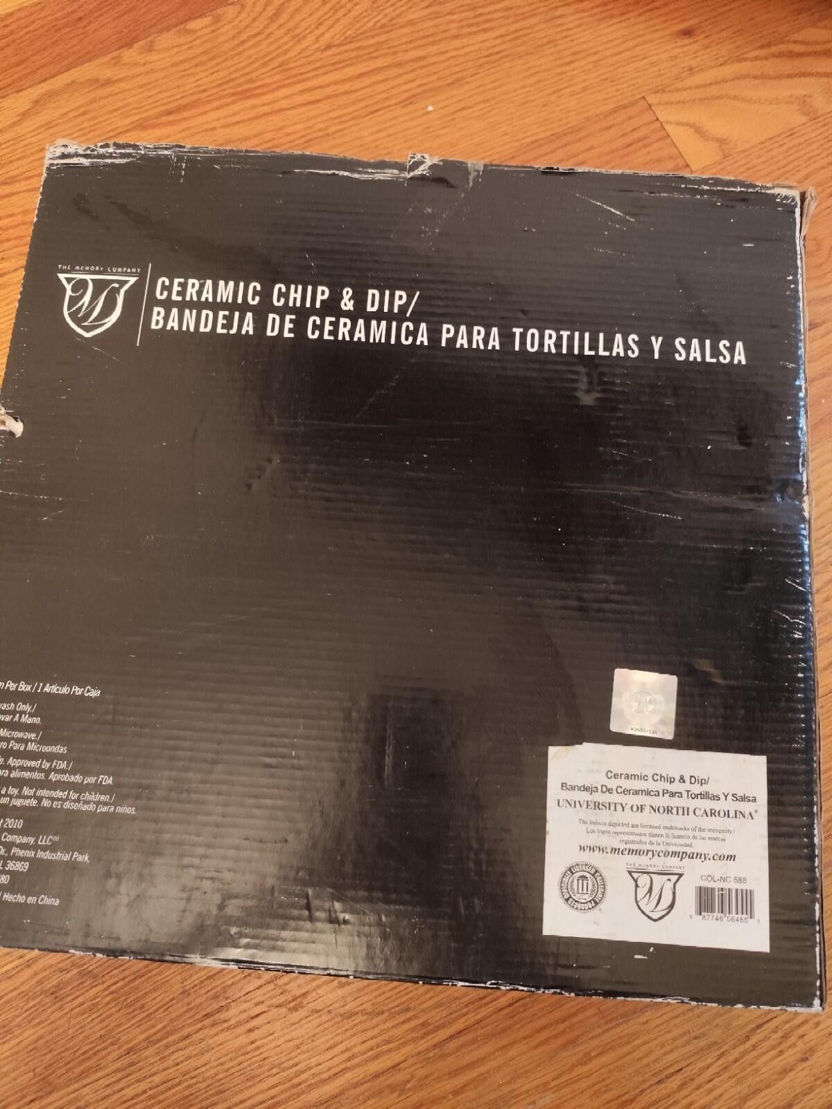 Other University North Carolina Tar Heels Serving Tray Chip Dip Size ONE SIZE - 10 Thumbnail