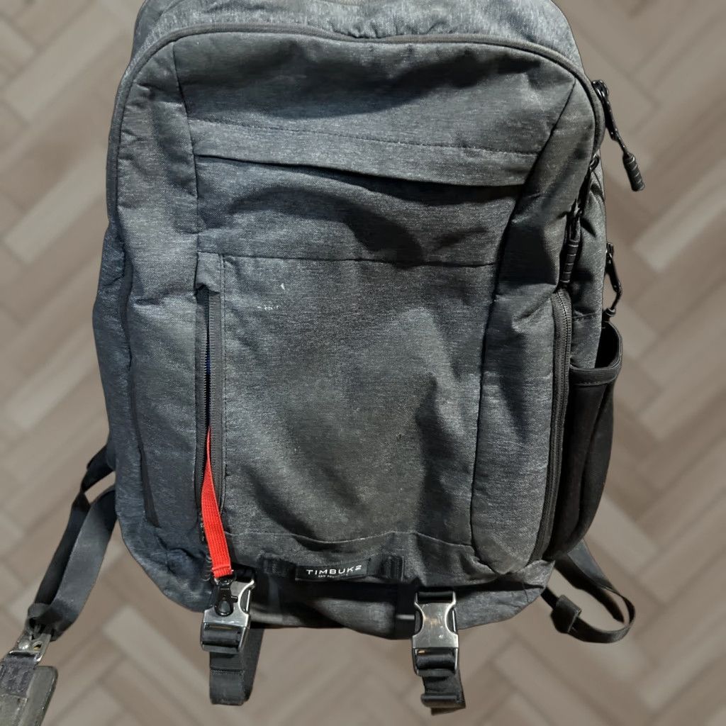 Vintage Timbuk2 Backpack OS One Love Gray Padded Pockets Men Size ONE SIZE - 1 Thumbnail