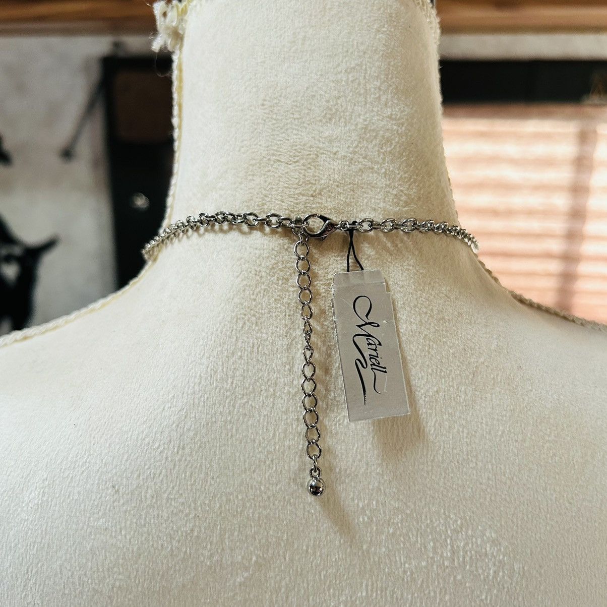 Other Mariell elegant rivoli glass stone y drop necklace NWT Size ONE SIZE - 4 Thumbnail
