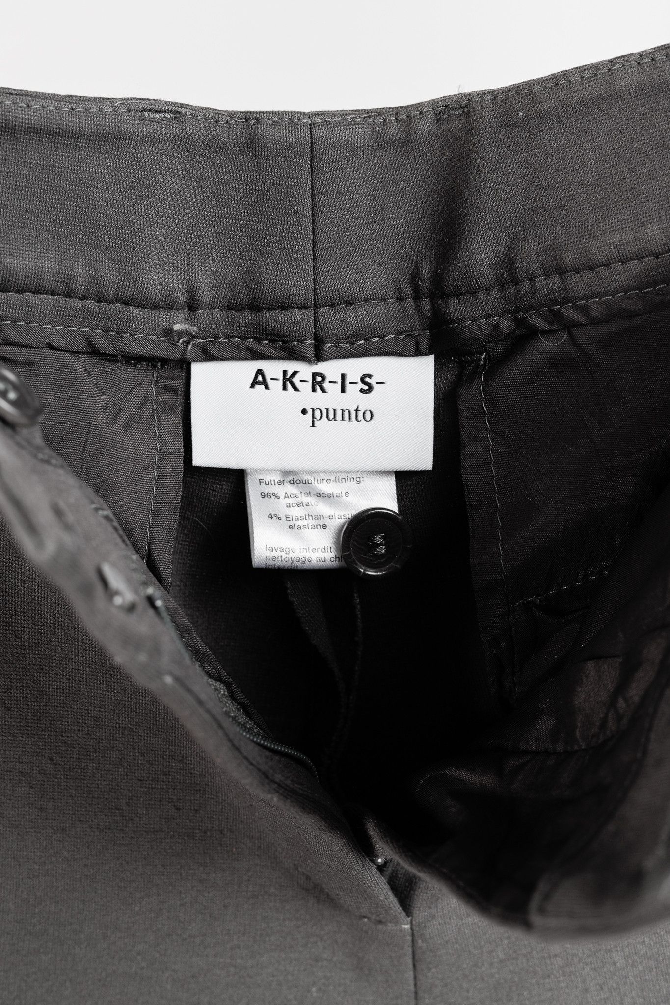 Akris Akris Punto Grey Stretch Ponte Trousers Size 32" / US 10 / IT 46 - 4 Thumbnail