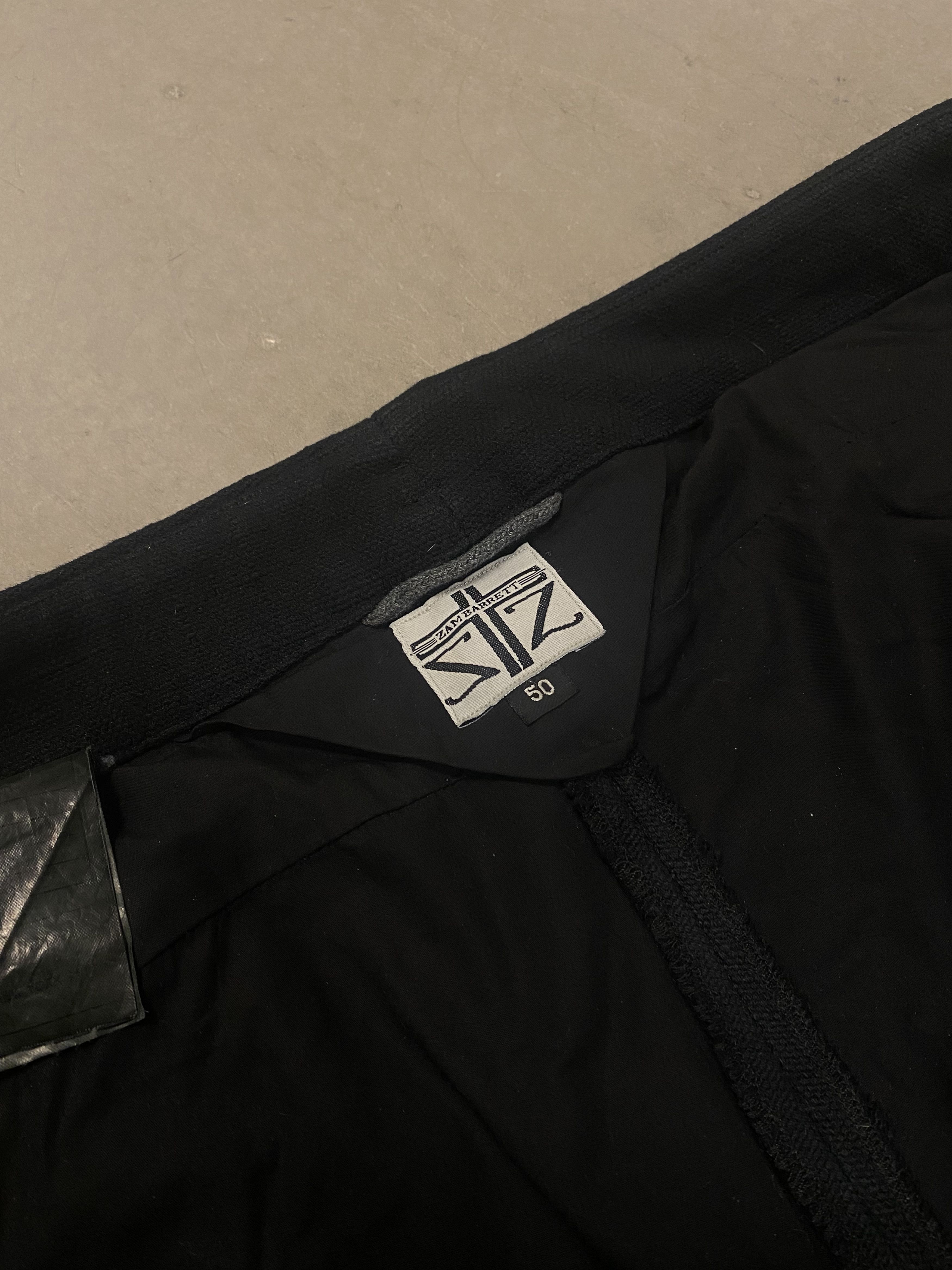 Zam Barrett Black Cropped Pants Size US 32 / EU 48 - 8 Thumbnail