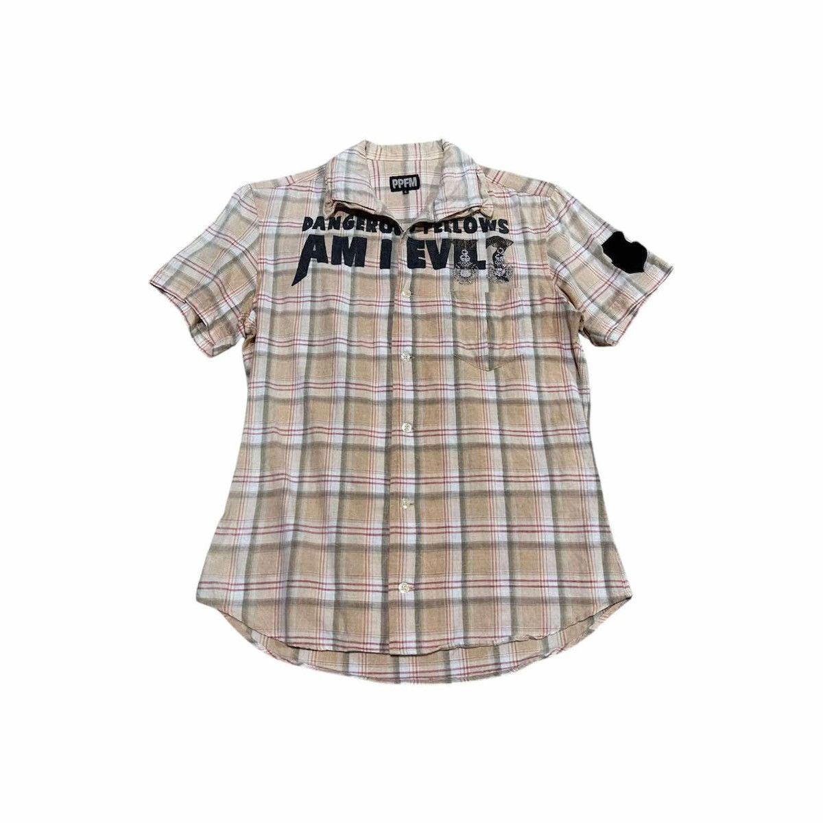 PPFM 🔥Sick Y2K PPFM Am I Evil Shirt Short Sleeve Size US M / EU 48-50 / 2 - 2 Thumbnail