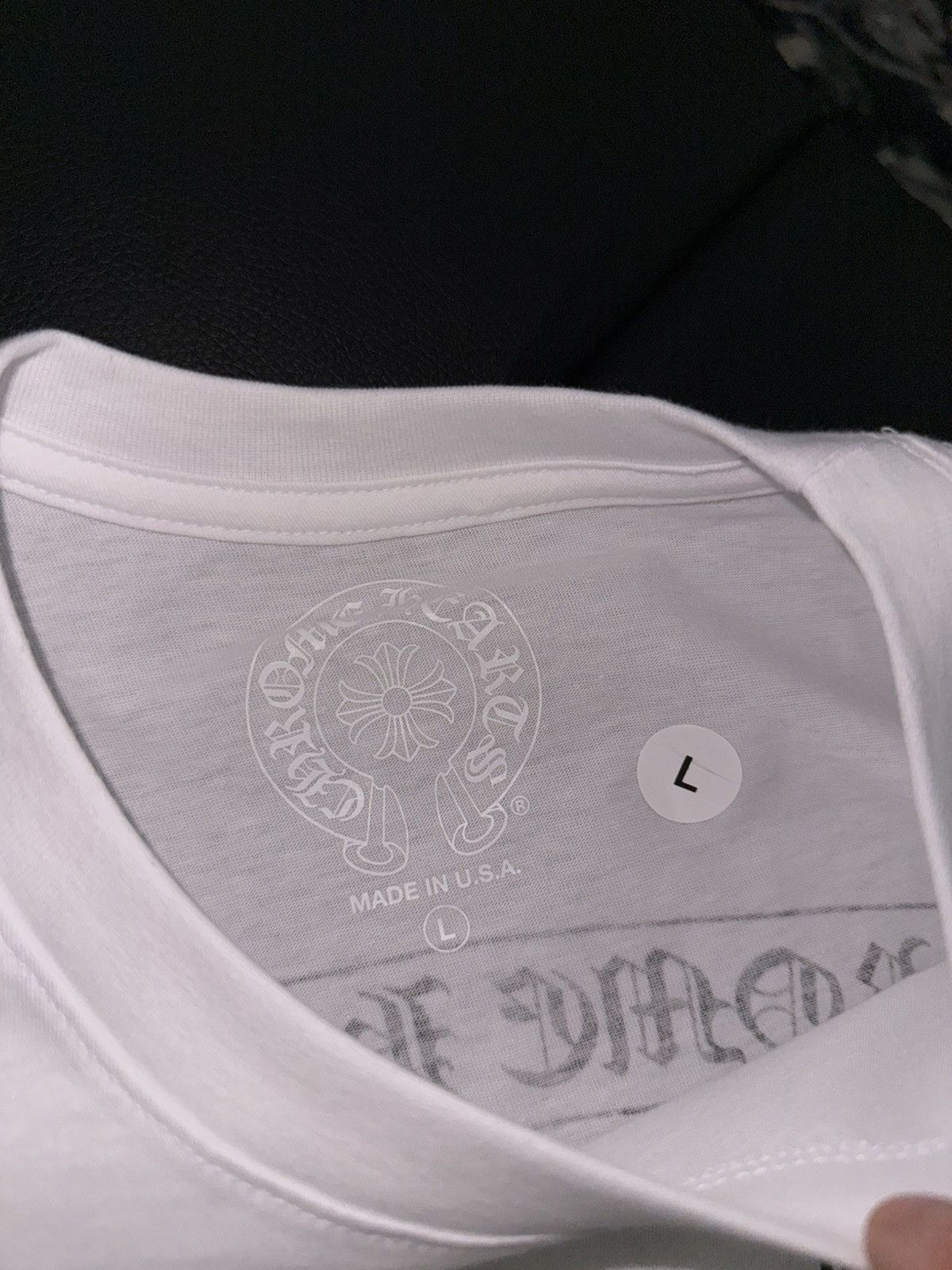 Chrome Hearts Chrome hearts foti logo t shirt Size US L / EU 52-54 / 3 - 5 Thumbnail