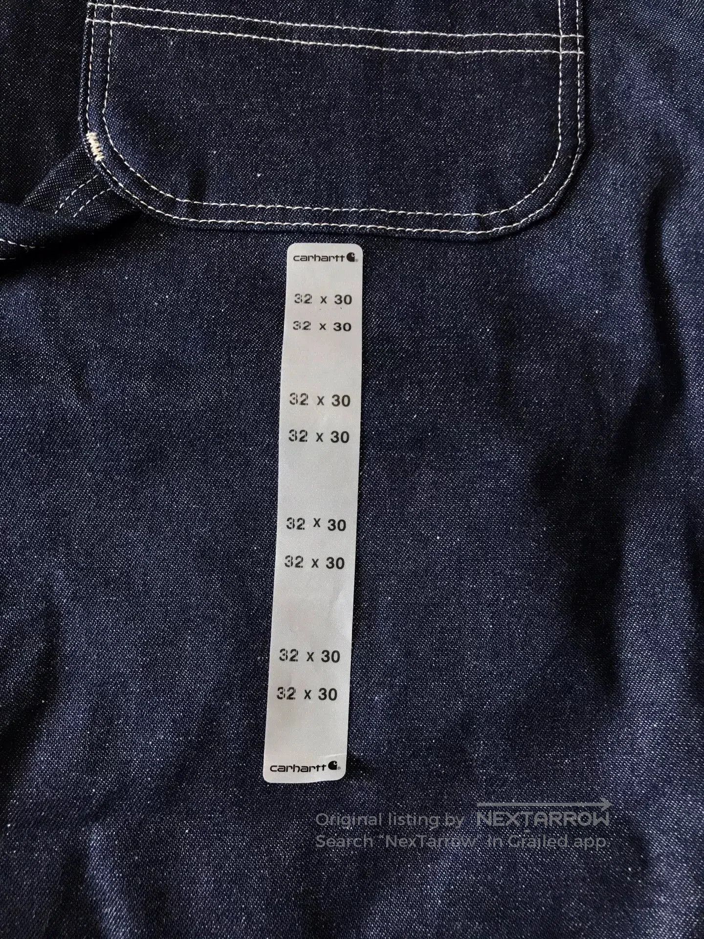 Carhartt Carhartt R08 Denim Overalls W32L30. Size US 32 / EU 48 - 7 Thumbnail