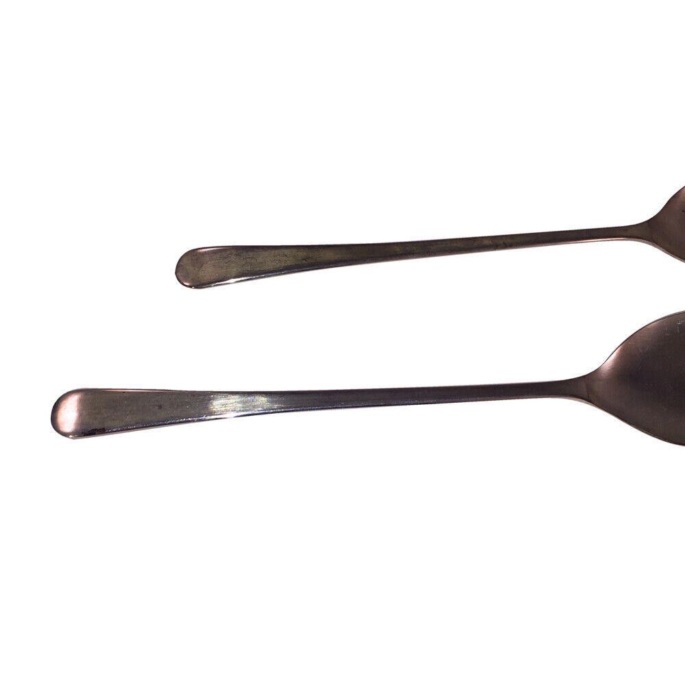 Designer Sheffield England Silver Plated Salad Fork and Spoon Set Size ONE SIZE - 4 Thumbnail