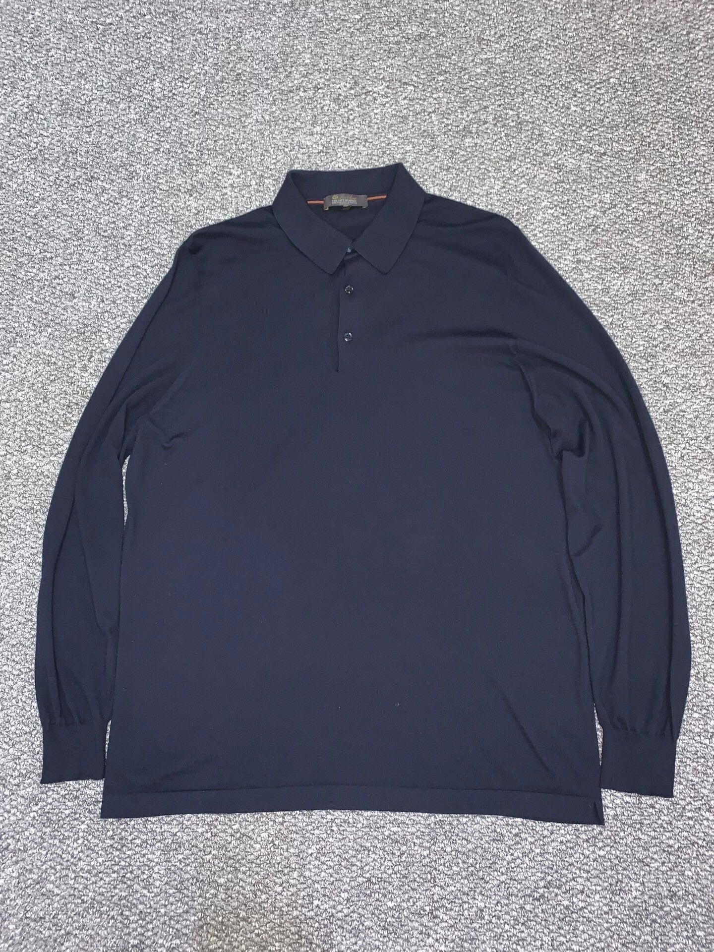 Loro Piana Loro Piana Gok King's Gift Long Sleeve Polo Size US XL / EU 56 / 4 - 1 Thumbnail