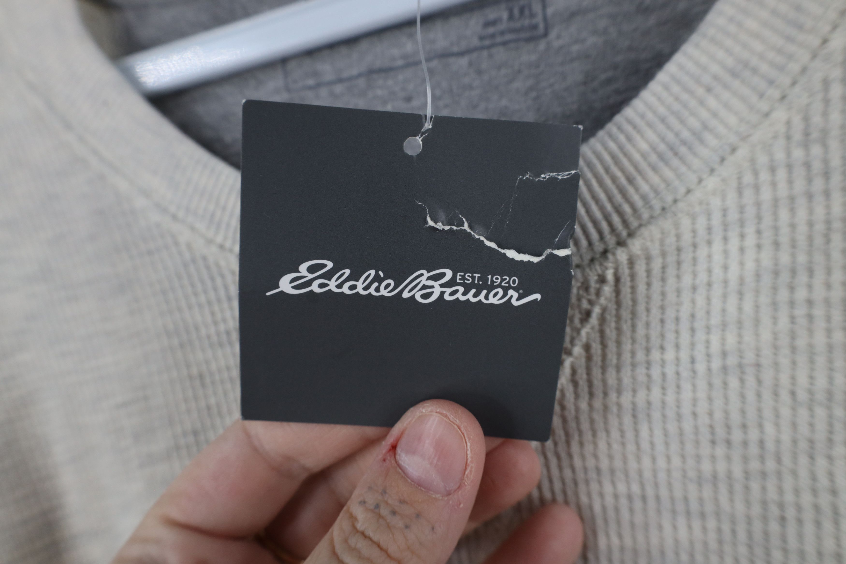 Eddie Bauer × Vintage Deadstock Vintage Eddie Bauer Knit Long Sleeve T-Shirt Size US XXL / EU 58 / 5 - 9 Thumbnail