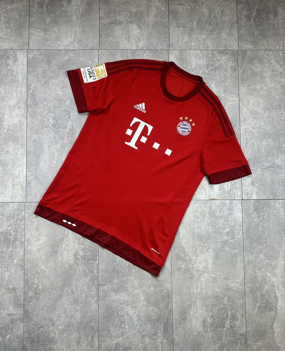 Vintage Adidas FC Bayern Múnchen Muller 25 Bundes Liga Jersey Size US M / EU 48-50 / 2 - 1 Thumbnail