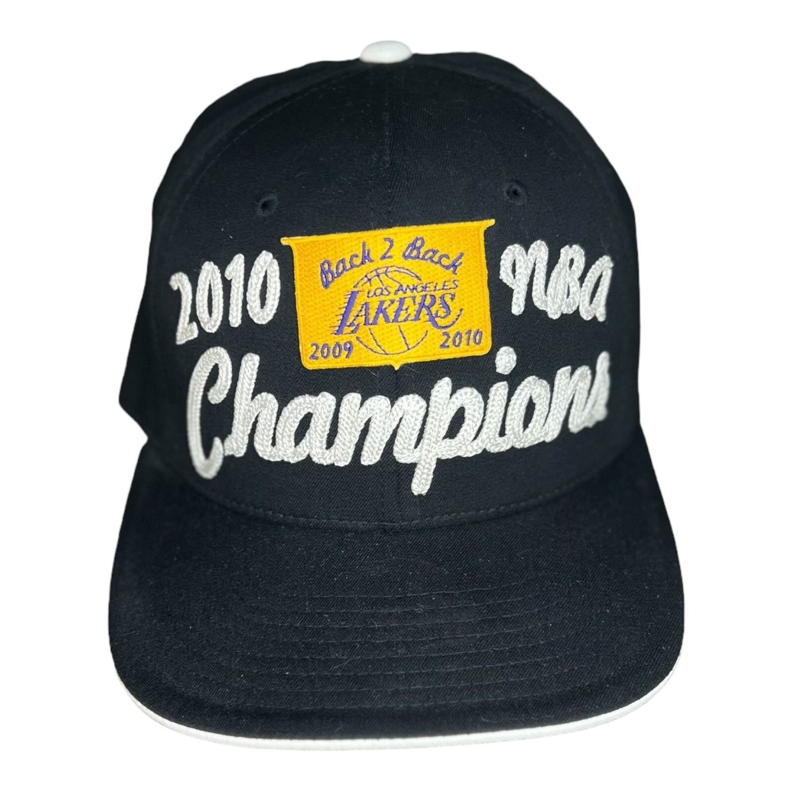Adidas Vintage LA Lakers 2010 Season NBA Championship Hat By ADIDAS Size ONE SIZE - 1 Thumbnail