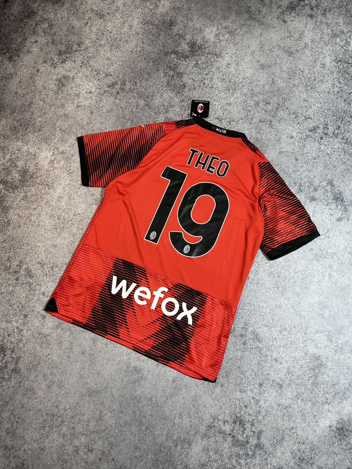 Puma New Soccer Jersey Puma Milan Theo 19 Streetwear Style M Rare Size US M / EU 48-50 / 2 - 1 Thumbnail