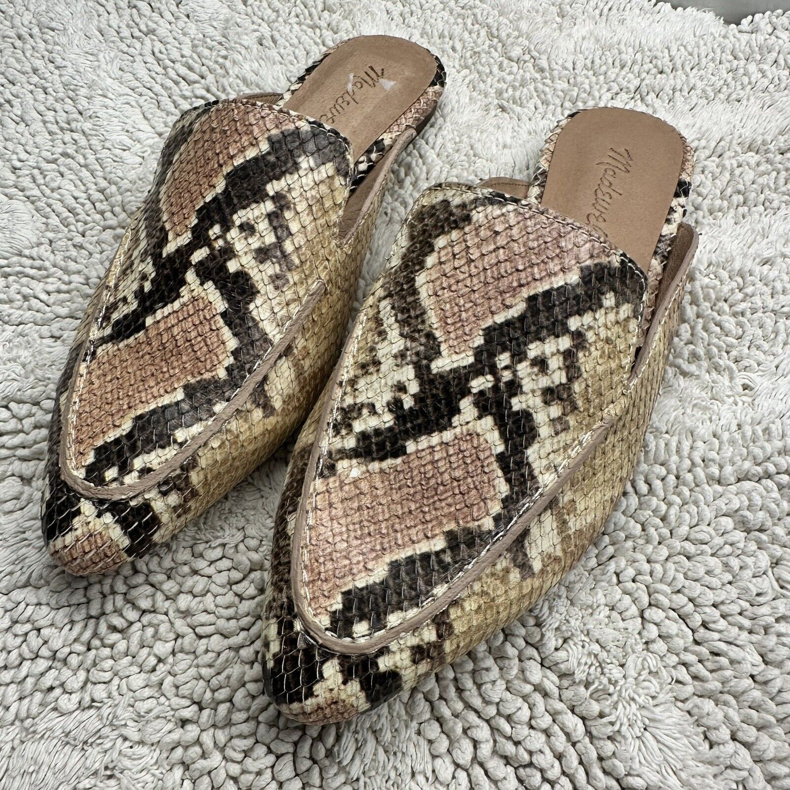 Madewell Madewell Frances Skimmer Mule Snake Embossed Leather US 6.5 Size US 6.5 / IT 36.5 - 2 Thumbnail