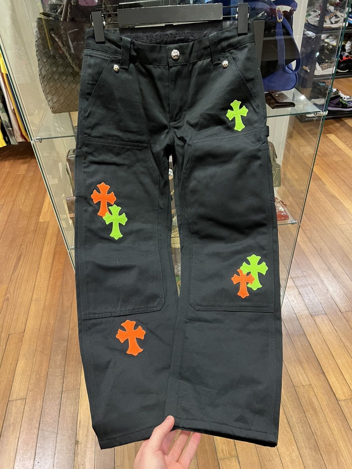 Chrome Hearts Chrome Hearts Cross Patch Carpenter Pants Size 27" / US 4 / IT 40 - 2 Thumbnail