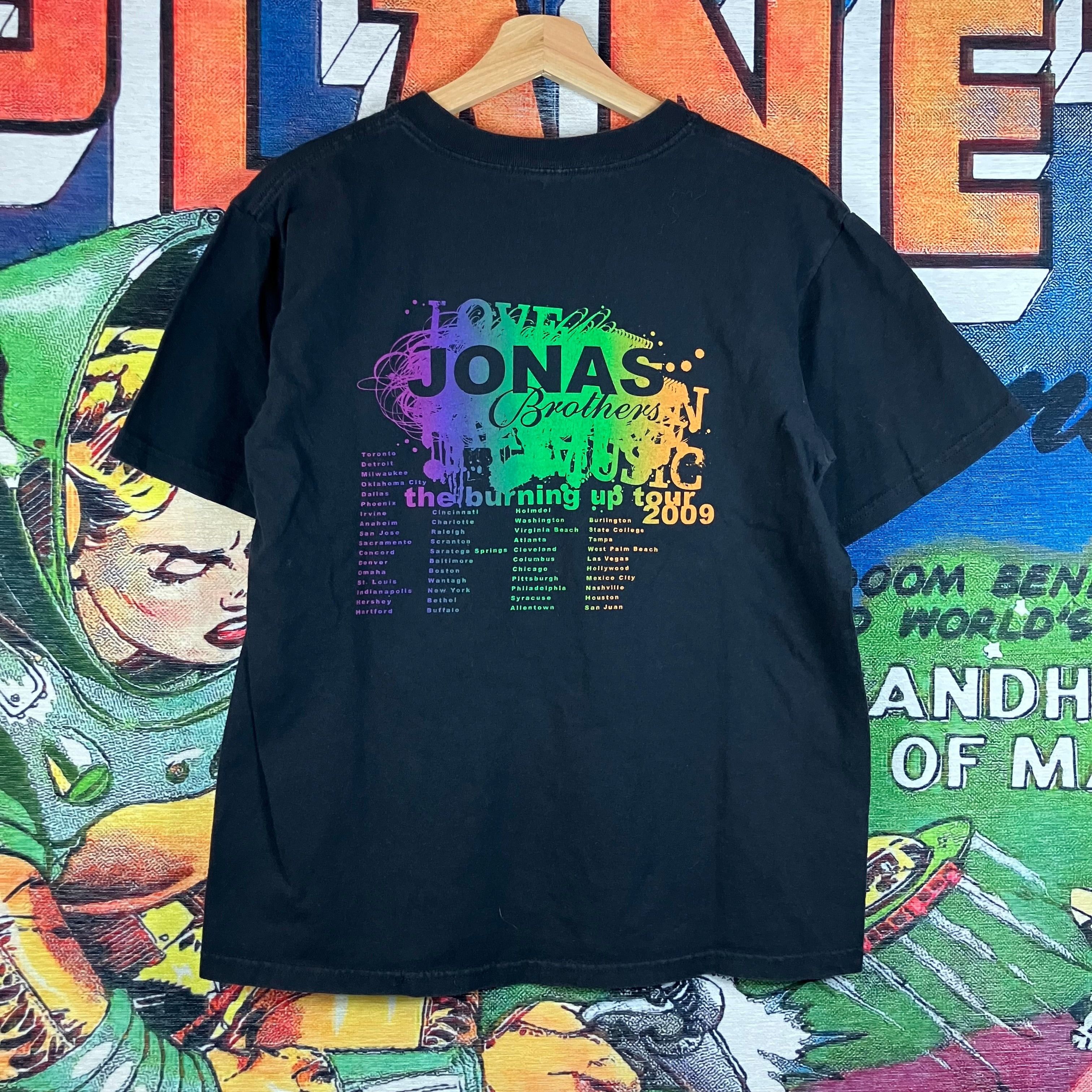 Vintage 2009 Jonas Brothers The Burning Up Tour Tee Size S Size US S / EU 44-46 / 1 - 2 Thumbnail