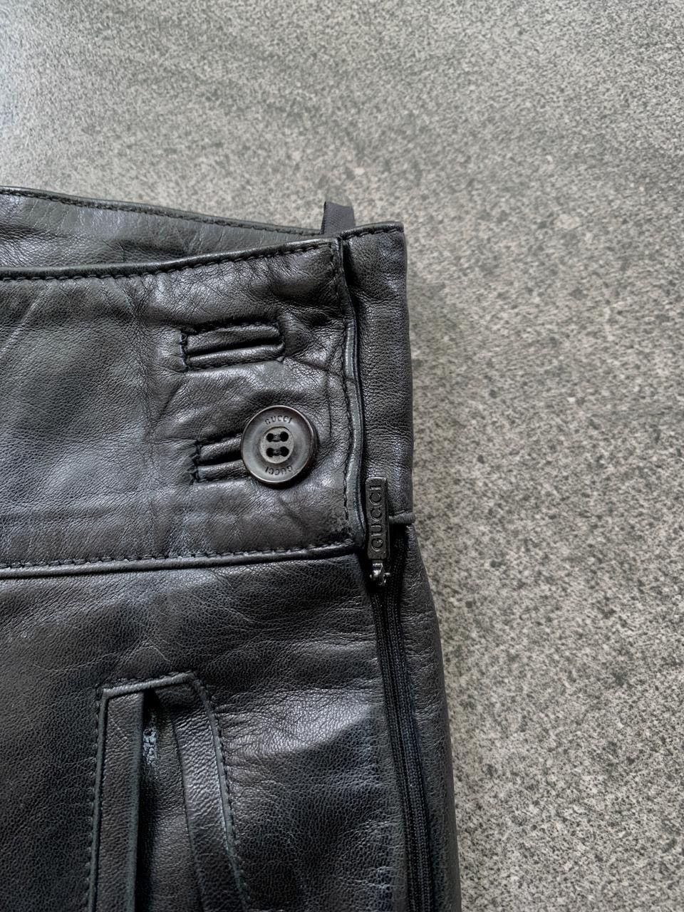 Gucci FREE TAX! Leather Trousers by Tom Ford Size US 29 - 7 Thumbnail