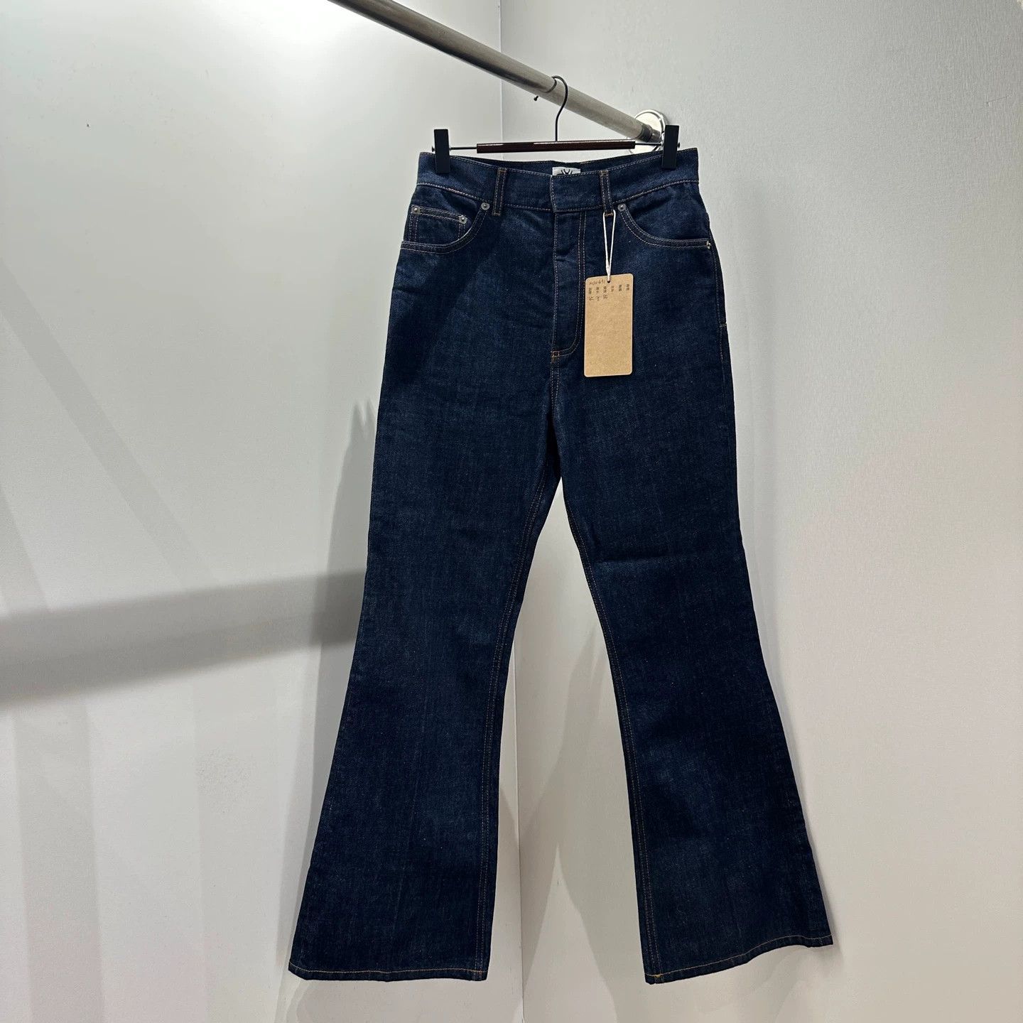 Christian Dior Monsieur Christian Dior 24SS mar491 logo leather tag jeans 36 Size 26" / US 2 / IT 38 - 2 Thumbnail