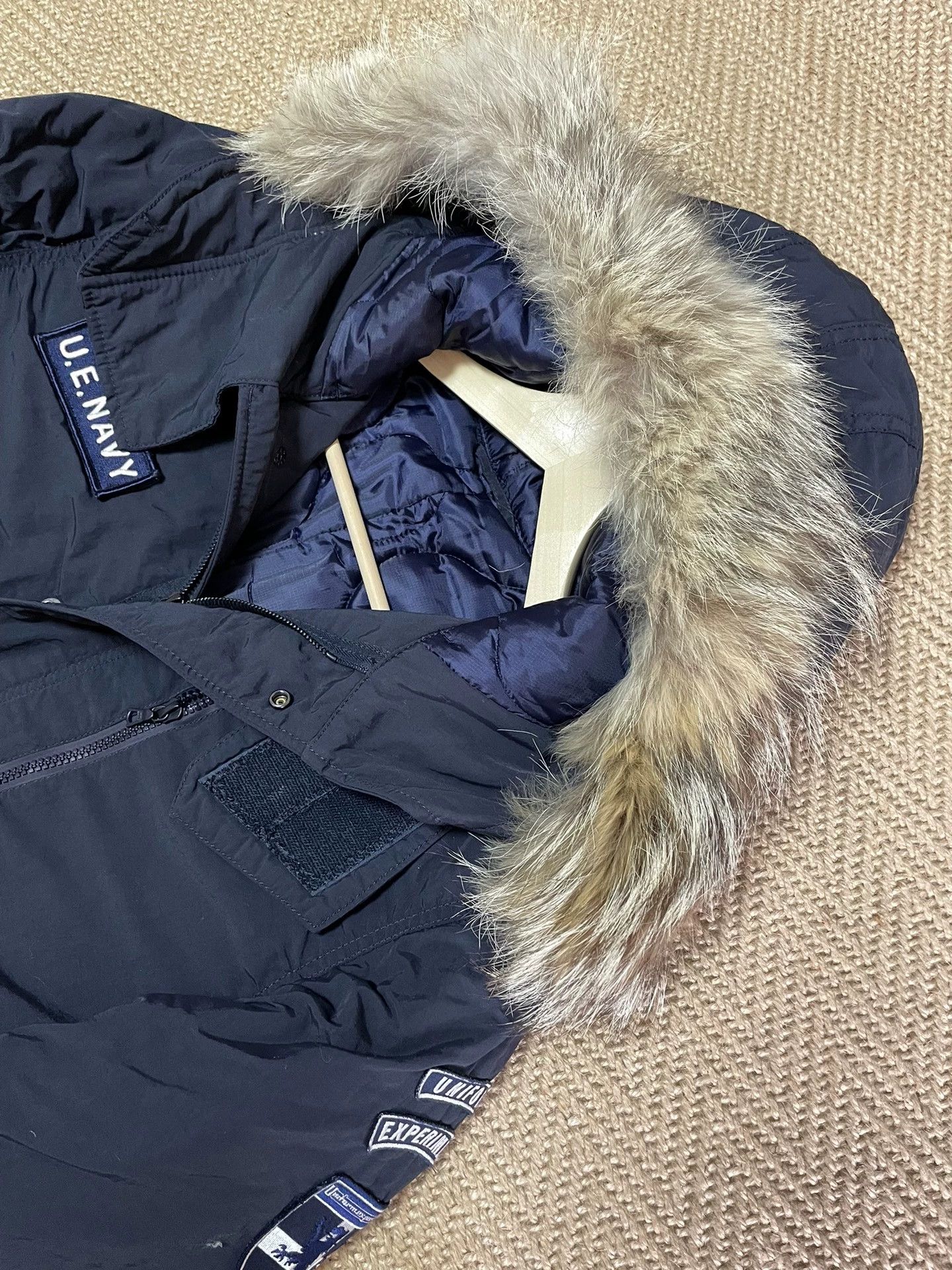 uniform experiment UE 5-Star Collar Padded Mods Coat Navy M Like New Size US M / EU 48-50 / 2 - 3 Thumbnail
