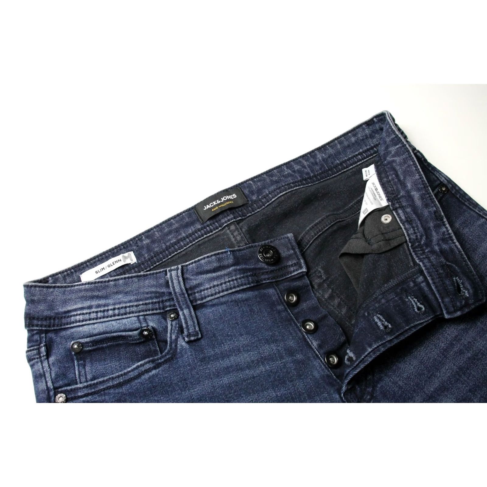 Jack & Jones JACK & JONES Jeans Men's Slim/Glenn W31/L32 Button Fly Stretch Blue Size US 31 - 4 Thumbnail
