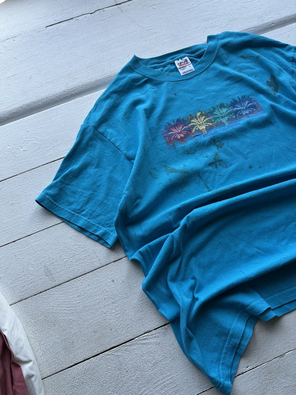 4GSELLER × Vintage 🚨Vintage 90s LAS ANGELES CALIFORNIA Tee Large Size US L / EU 52-54 / 3 - 2 Thumbnail