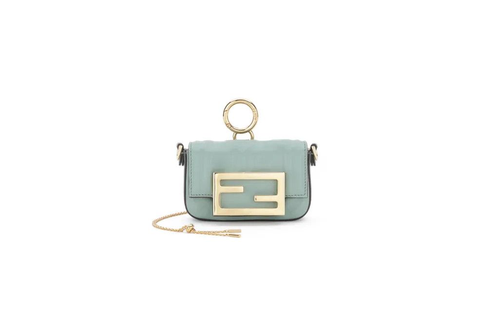 Fendi o1loc1c0824 Size: OS / Nano Baguette Charm in Green Size ONE SIZE - 1 Preview