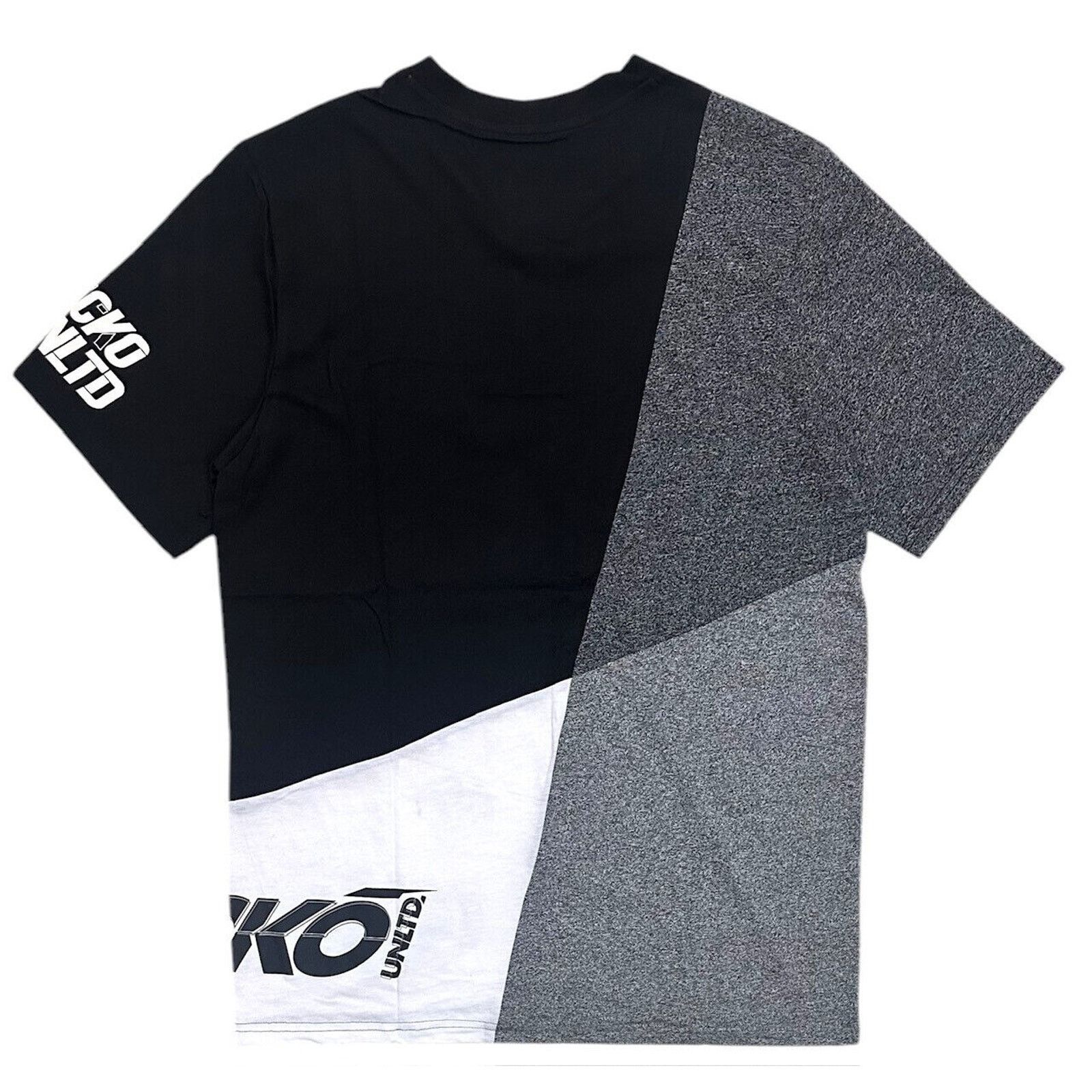 Ecko Unltd. Ecko Unltd Men's T-Shirt Puff Print Colorblock Black Tee Size US L / EU 52-54 / 3 - 2 Thumbnail