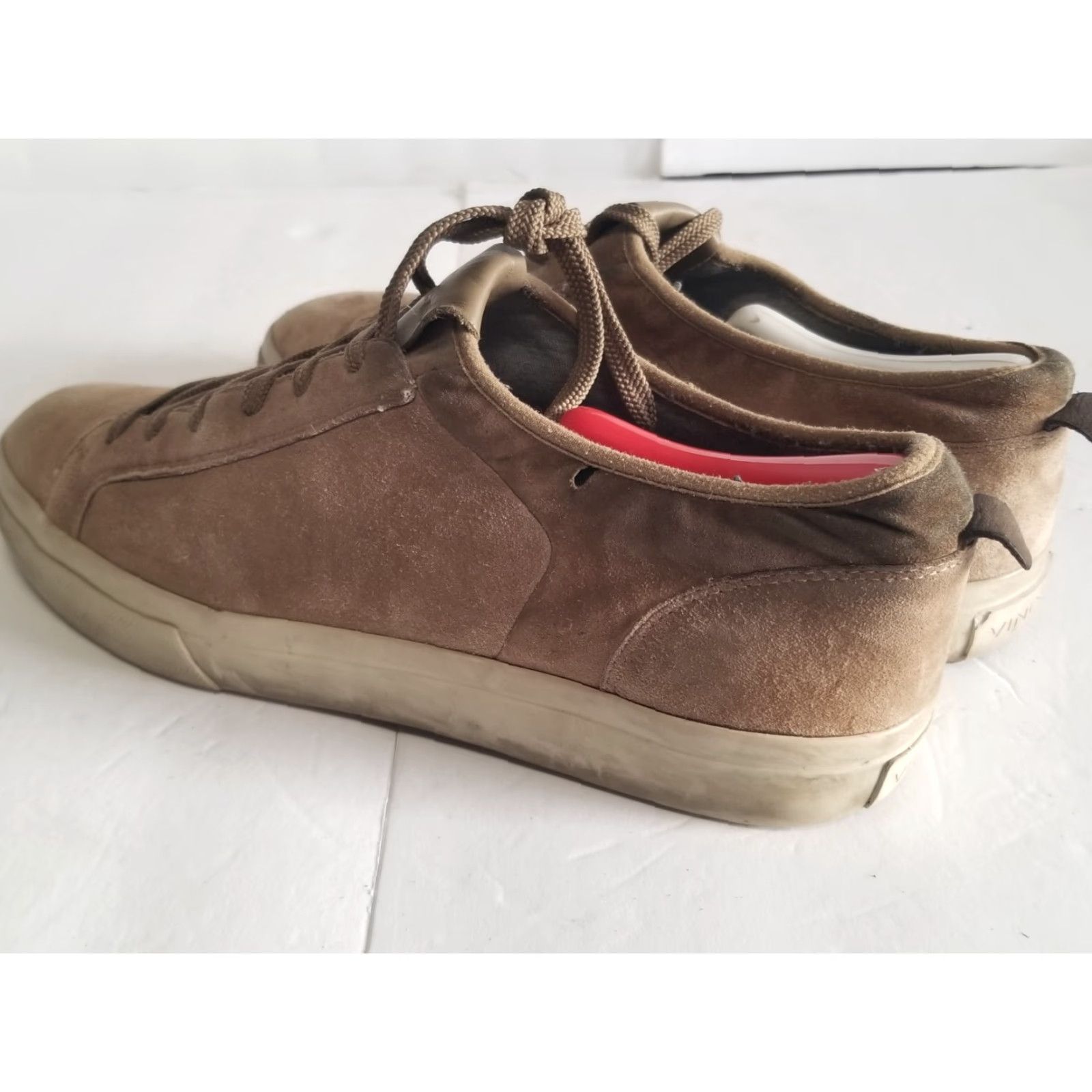 Vince Vince Sneaker Brown Suede Lace Up Size 10.5 M See Pics Mens Athletic Shoes Size US 11 / EU 44 - 4 Thumbnail