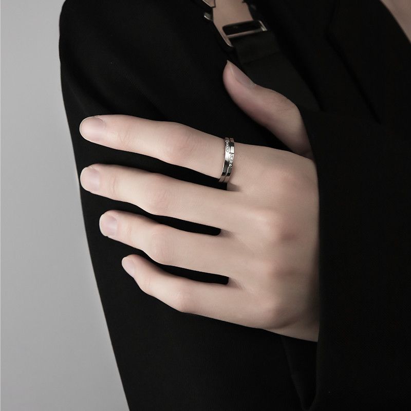 Jewelry Rare Jewelry Rings Open Size Chrome Ring (Size 7-13) Size ONE SIZE - 2 Thumbnail