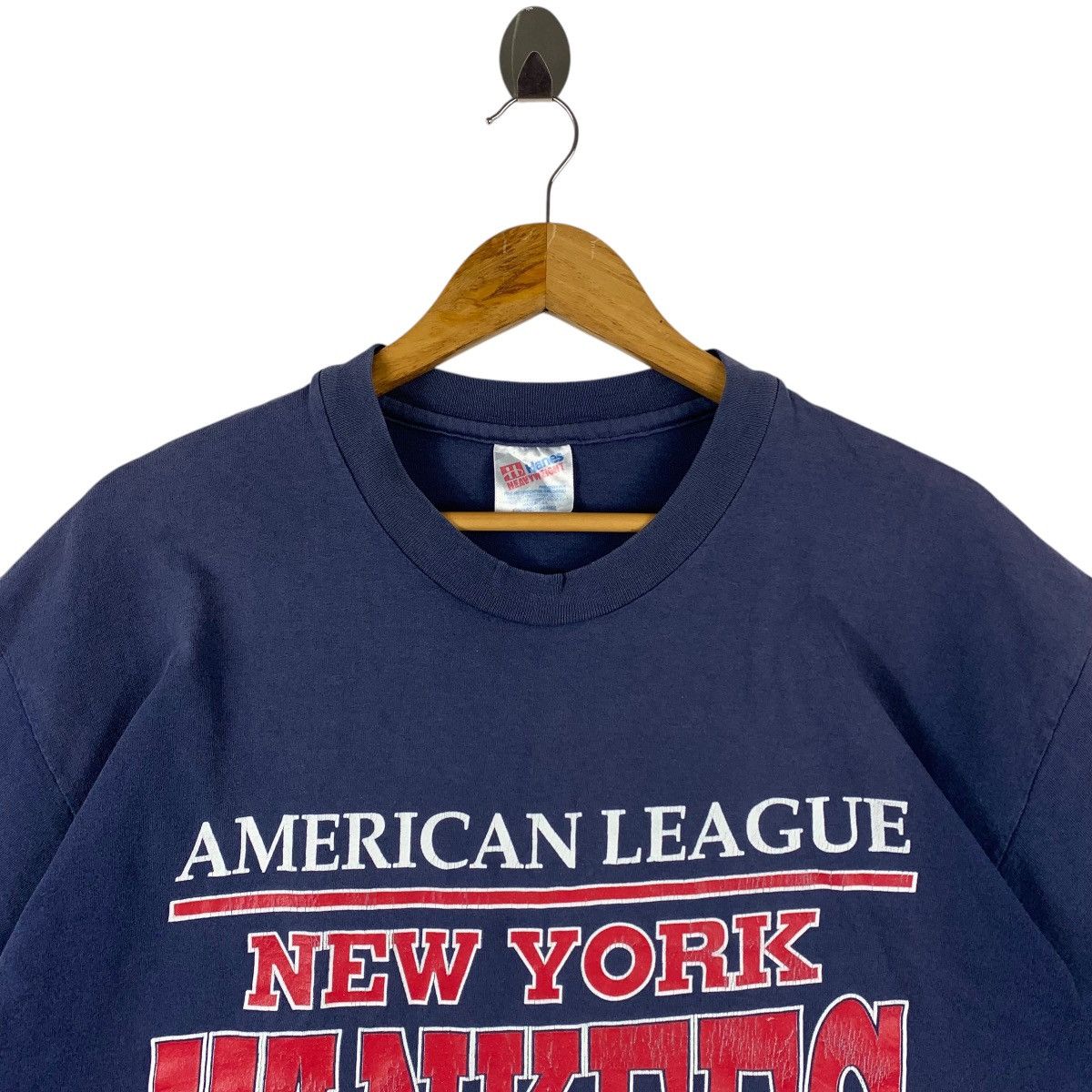 Hanes × Starter × Vintage Vintage Hanes NEW YORK YANKEES big printed tee Size US XL / EU 56 / 4 - 2 Thumbnail
