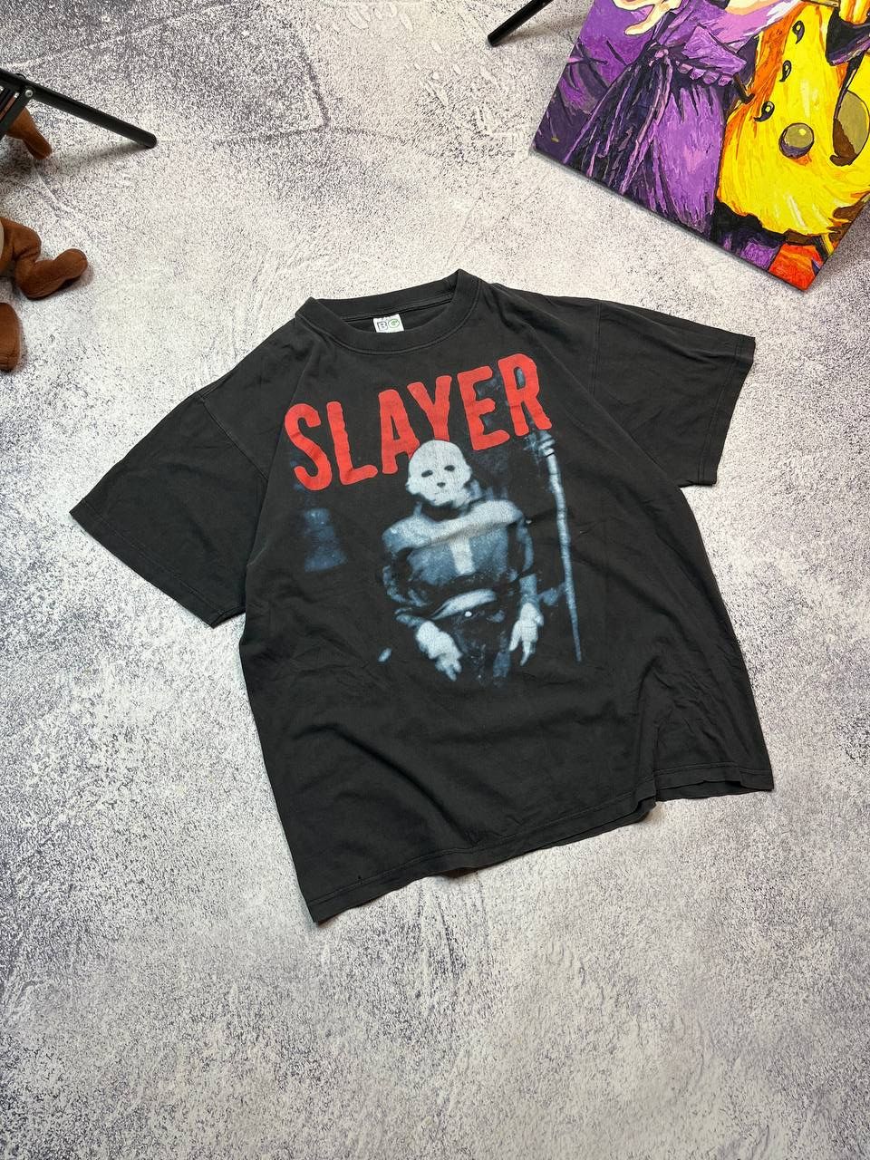 Vintage Vtg 1998 Slayer Diabolus in Musica T-Shirt Travis Scott Size US L / EU 52-54 / 3 - 1 Thumbnail