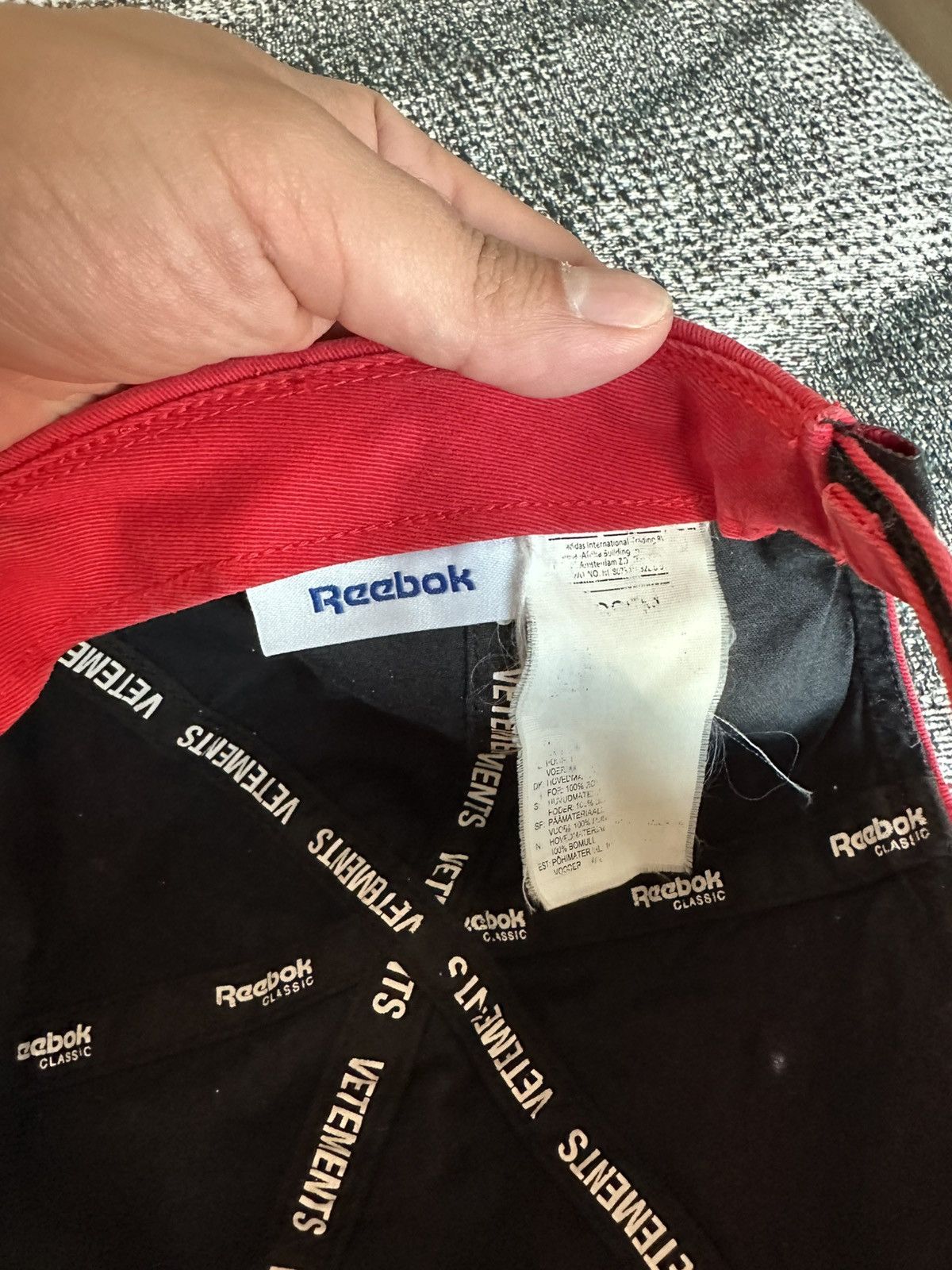 Reebok × Vetements Vetements Morocco embroidered hat Size ONE SIZE - 3 Thumbnail